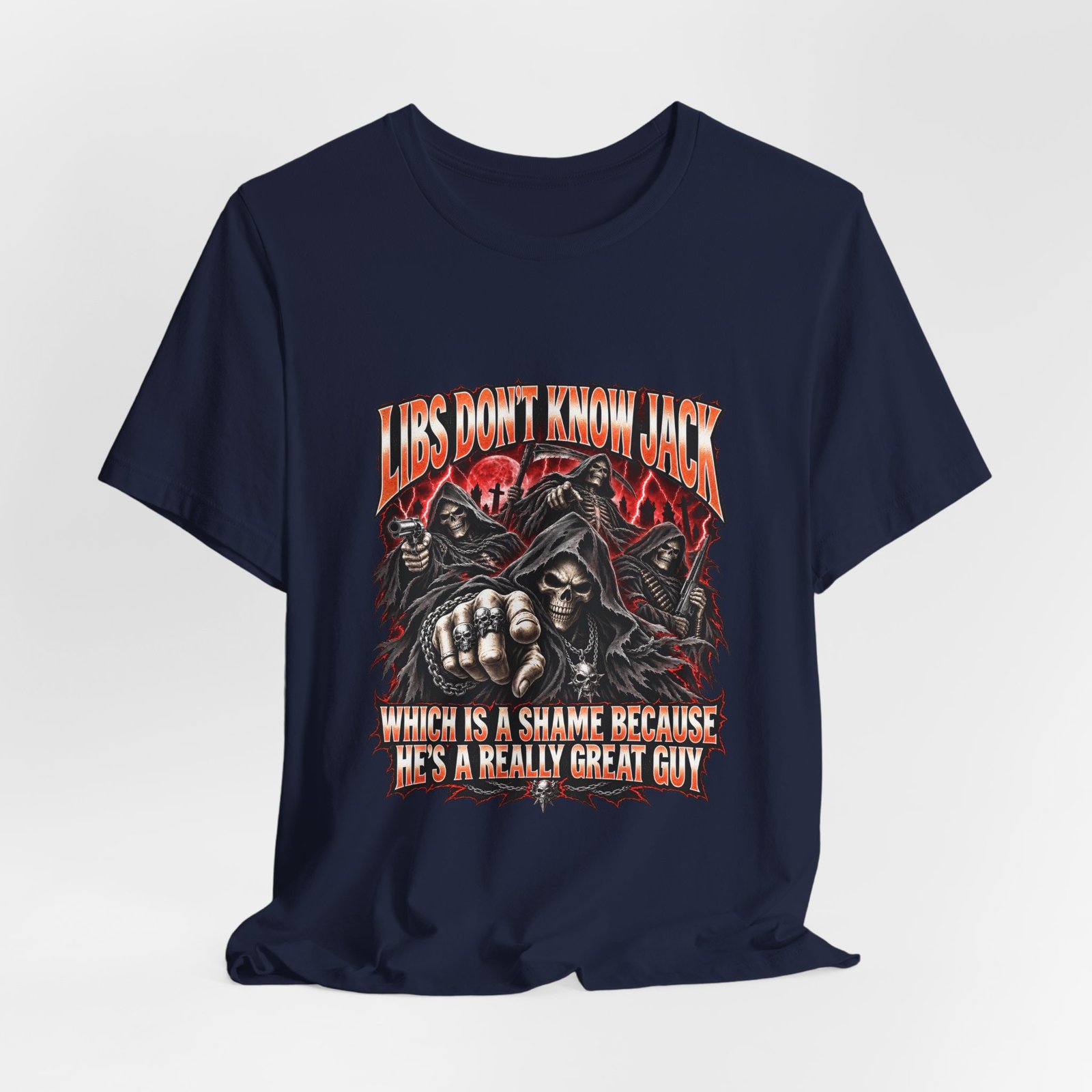 Libs Don’t Know Jack Gothic Reaper Humor - Image 24
