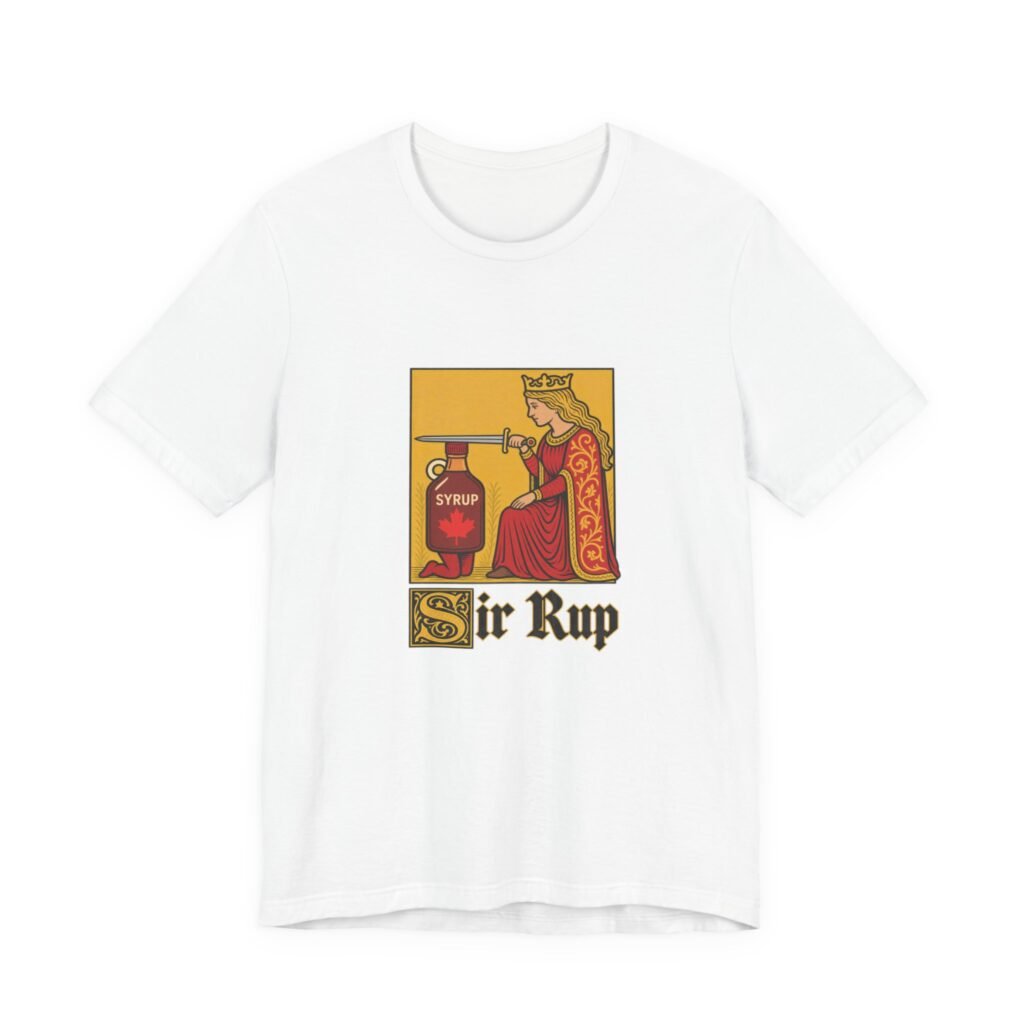 Sir Rup Medieval Maple Syrup Knighting Pun
