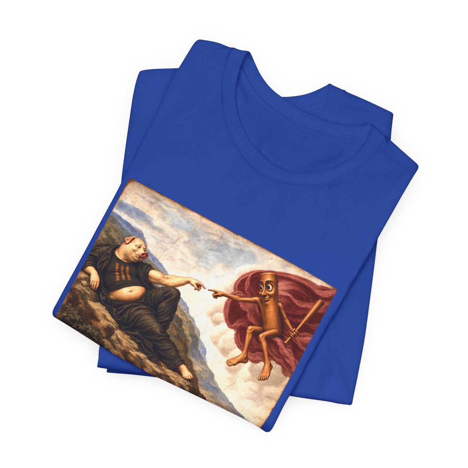 Funny John Pork Tung Tung Tung Sahur Brainrot Meme Graphic Tee - Image 19