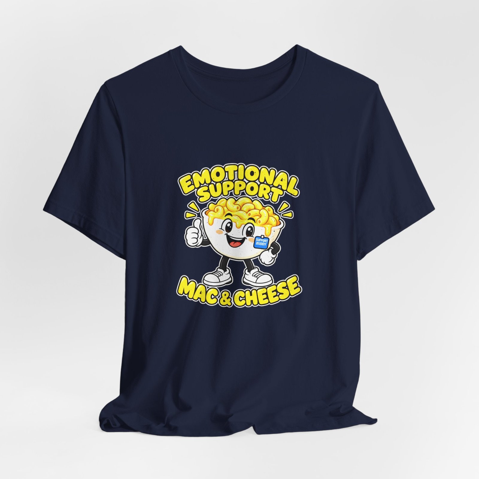 Emotional Support Mac & Cheese Graphic Tee - Image 36