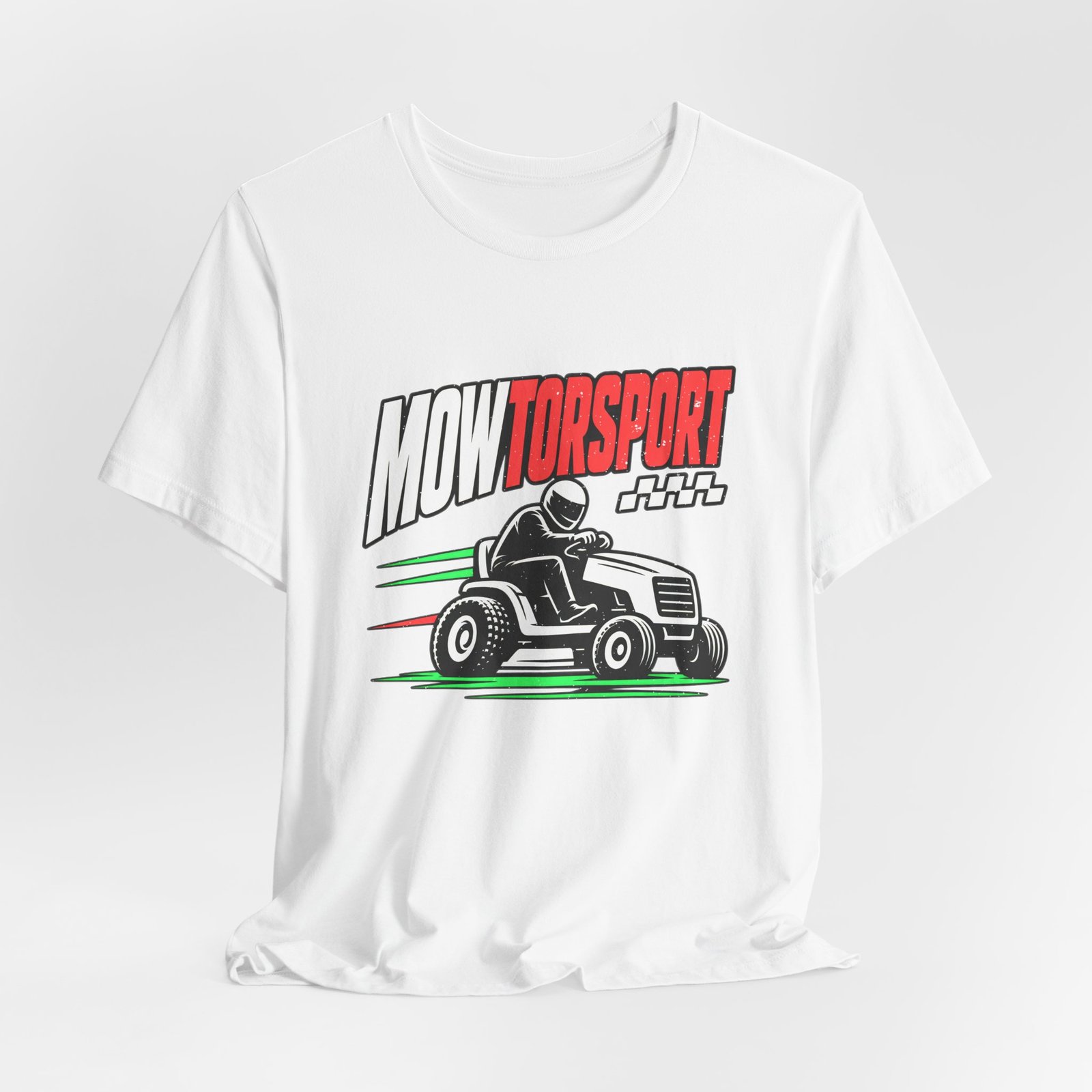 MOWTORSPORT Lawn Racing Humor Dad Jokes Graphic Tee - Image 4