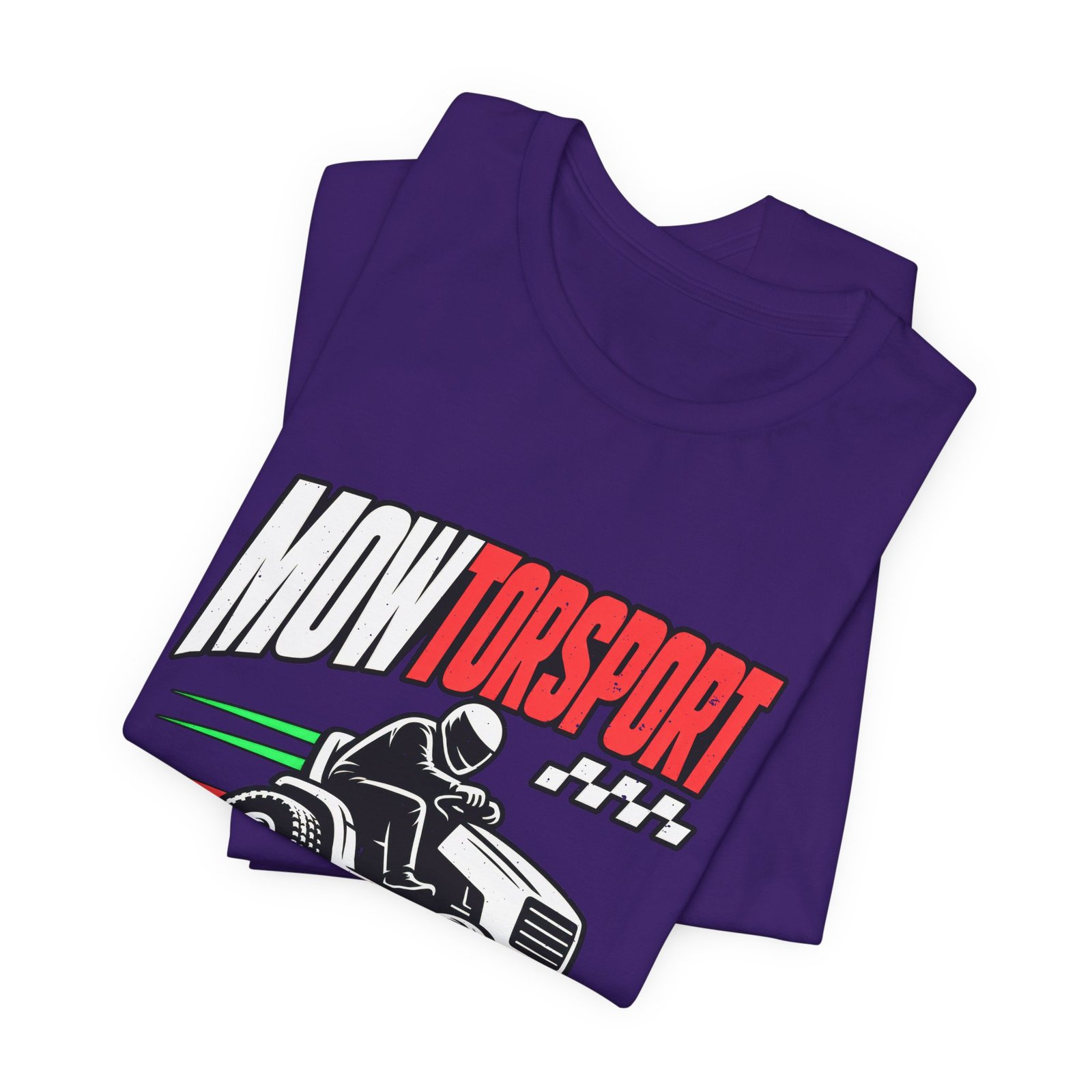 MOWTORSPORT Lawn Racing Humor Dad Jokes Graphic Tee - Image 39