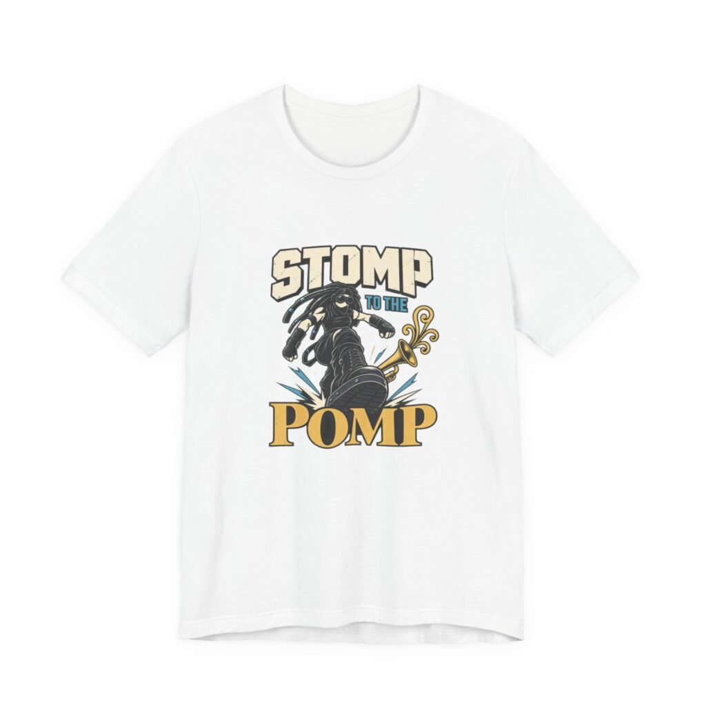 Stomp To The Pomp Cybergoth Dance Trumpet Graphic Tee