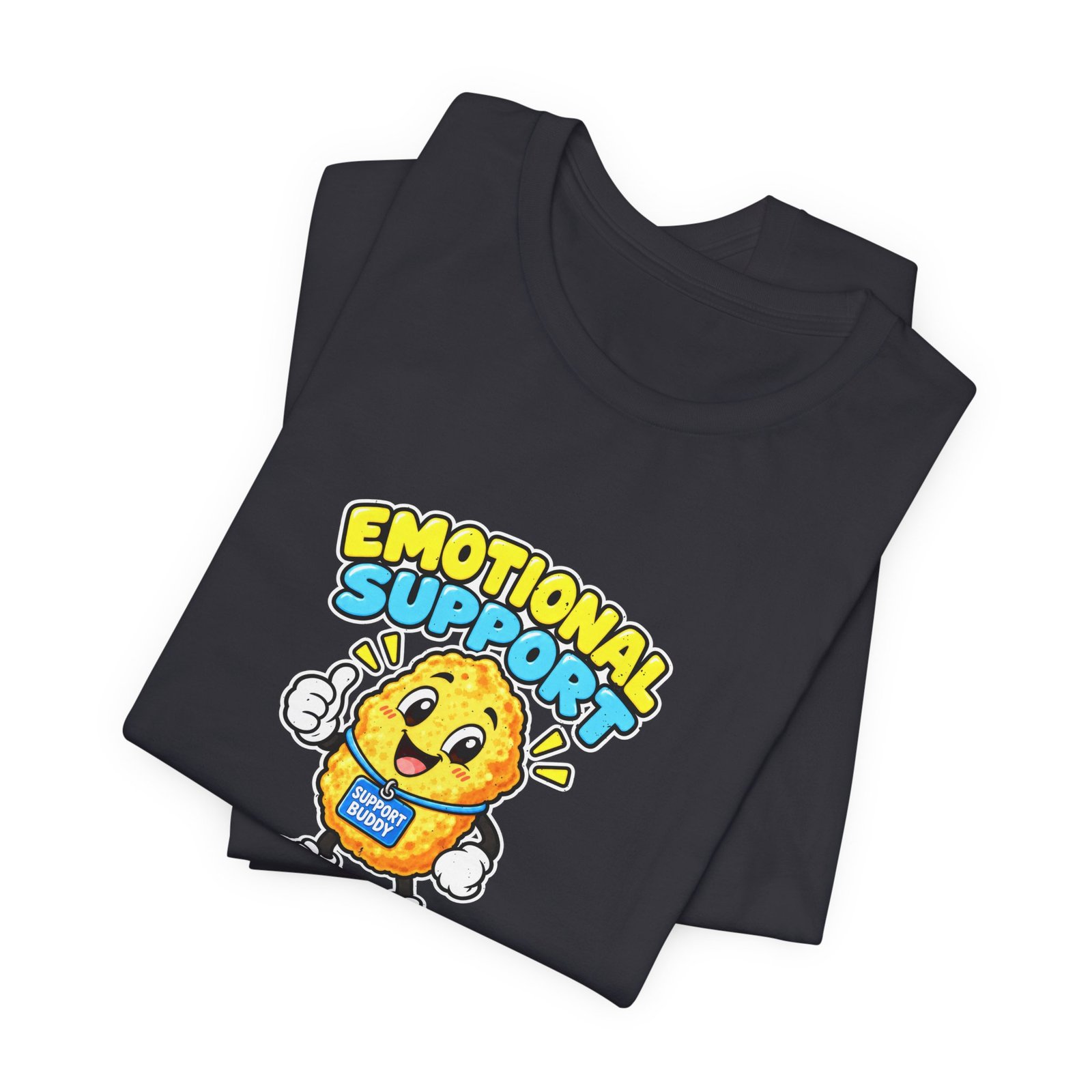 Emotional Support Chicken Nugget Graphic Tee - Image 23