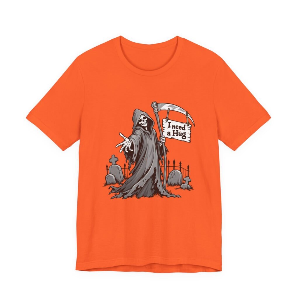 I Need A Hug Grim Reaper Arms Open Humor