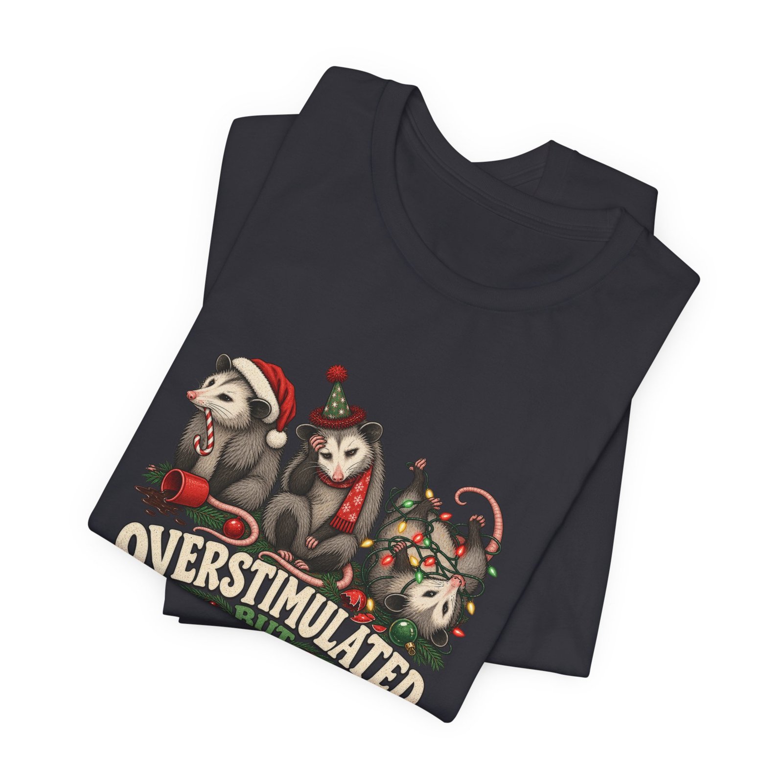 Overstimulated But Festive Christmas Opossums - Image 23