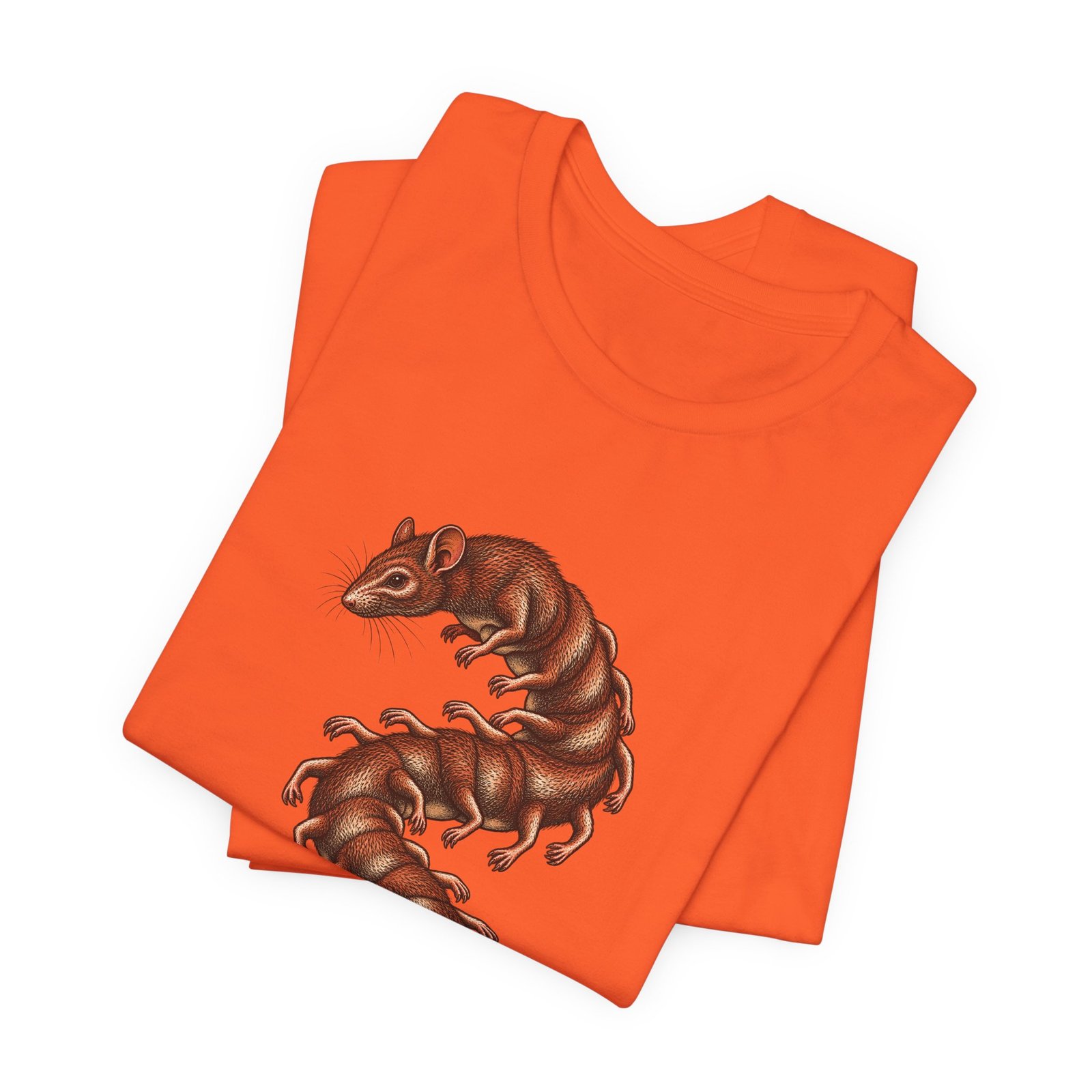 Surreal Mutant Rat Centipede Anatomy Study Graphic Tee - Image 7