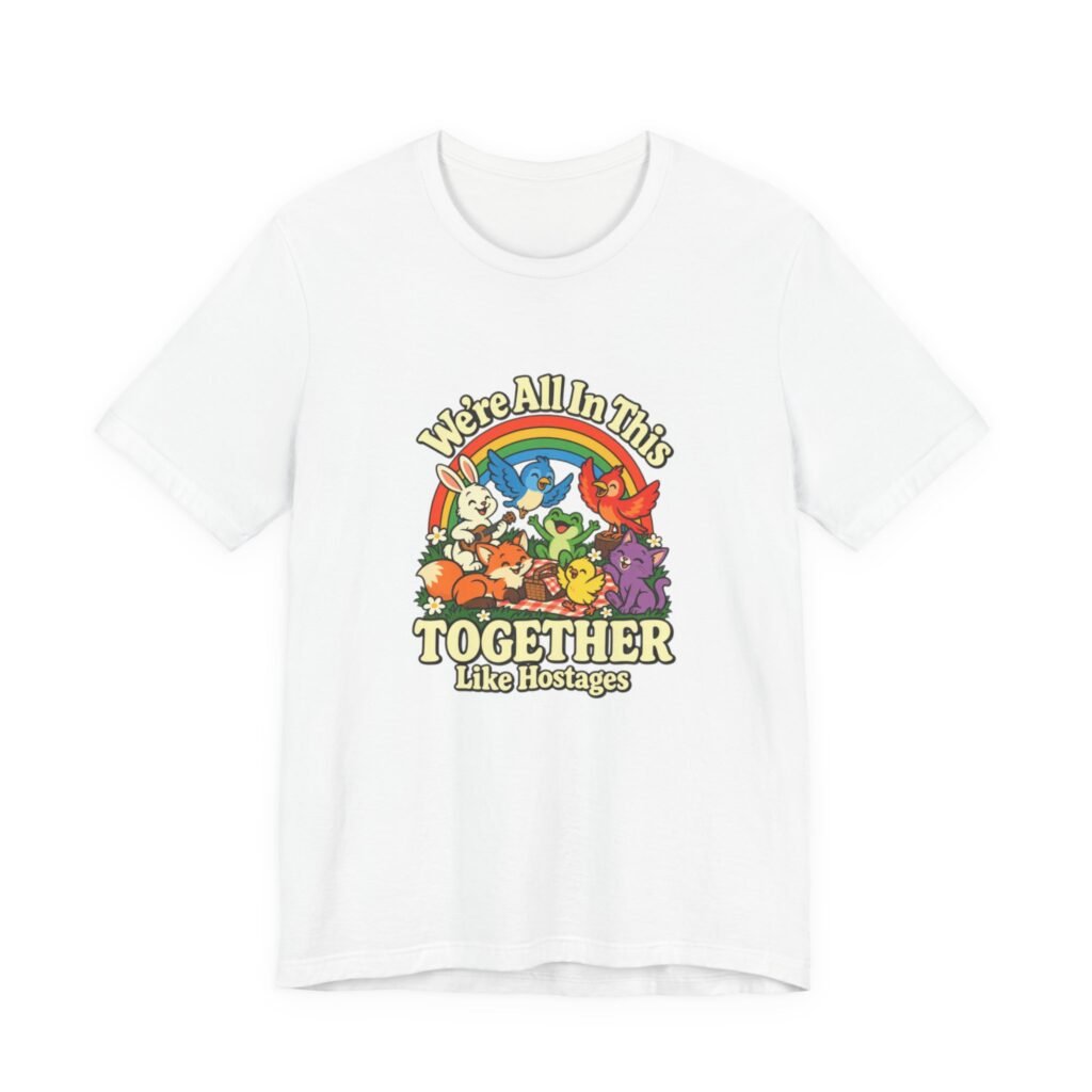 In This Together Like Hostages Animal Humor Graphic Tee