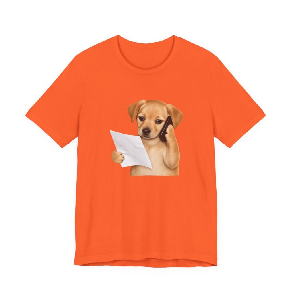 Puppy Office Phone Call Artwork