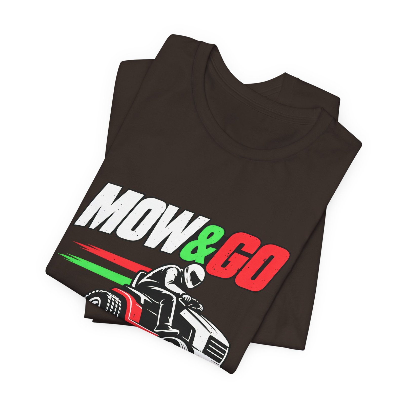 MOW & GO Lawn Mower Racing Dad Jokes Graphic Tee - Image 11