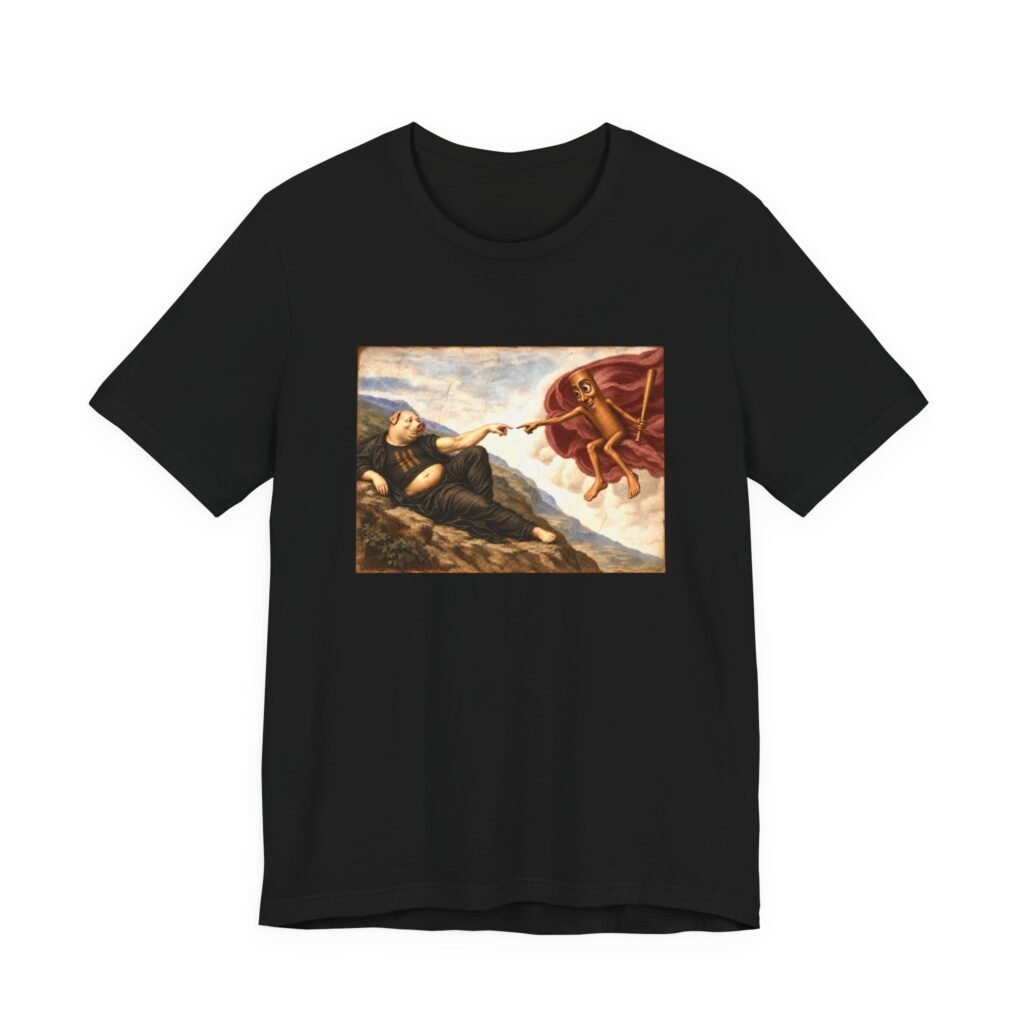 Funny John Pork Tung Tung Tung Sahur Brainrot Meme Graphic Tee