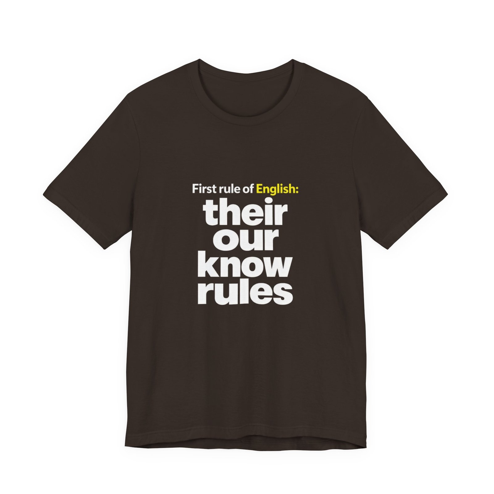 Their Our Know Rules English Grammar Wordplay
