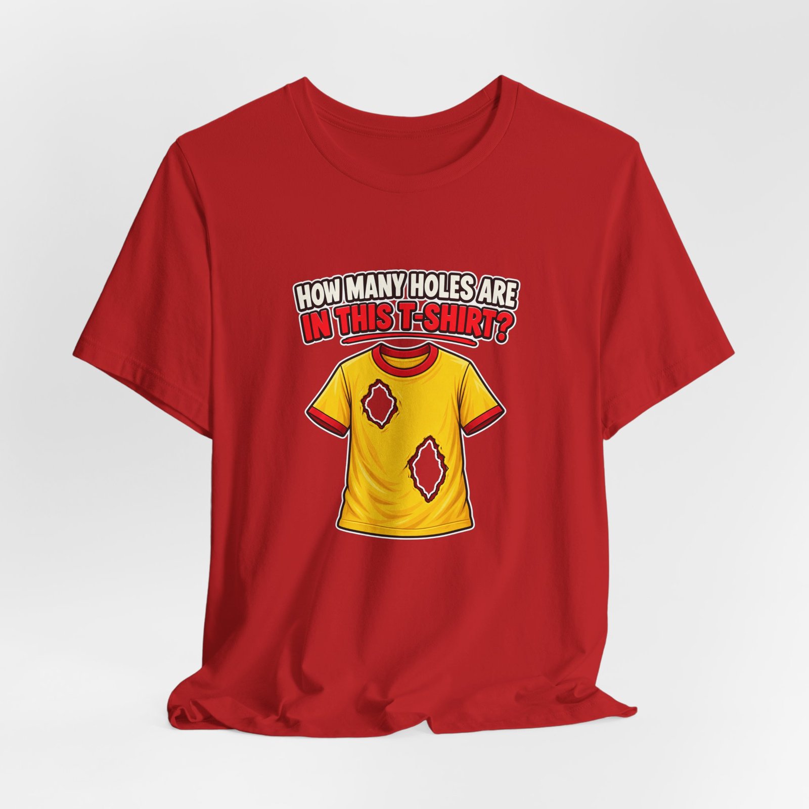 How Many Holes Are In This T-Shirt? Visual Riddle - Image 48