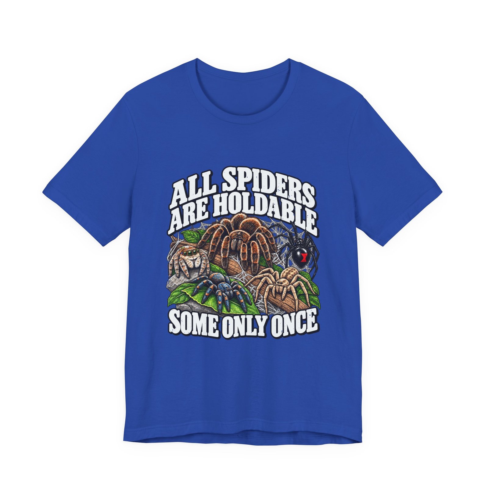 All Spiders Are Holdable Some Only Once Arachnid Humor - Image 17