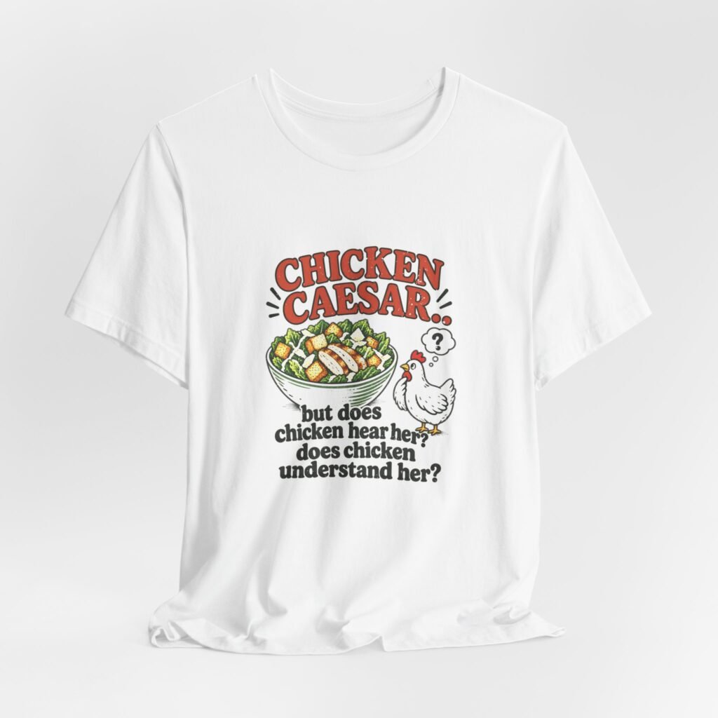 Chicken Caesar Food Pun