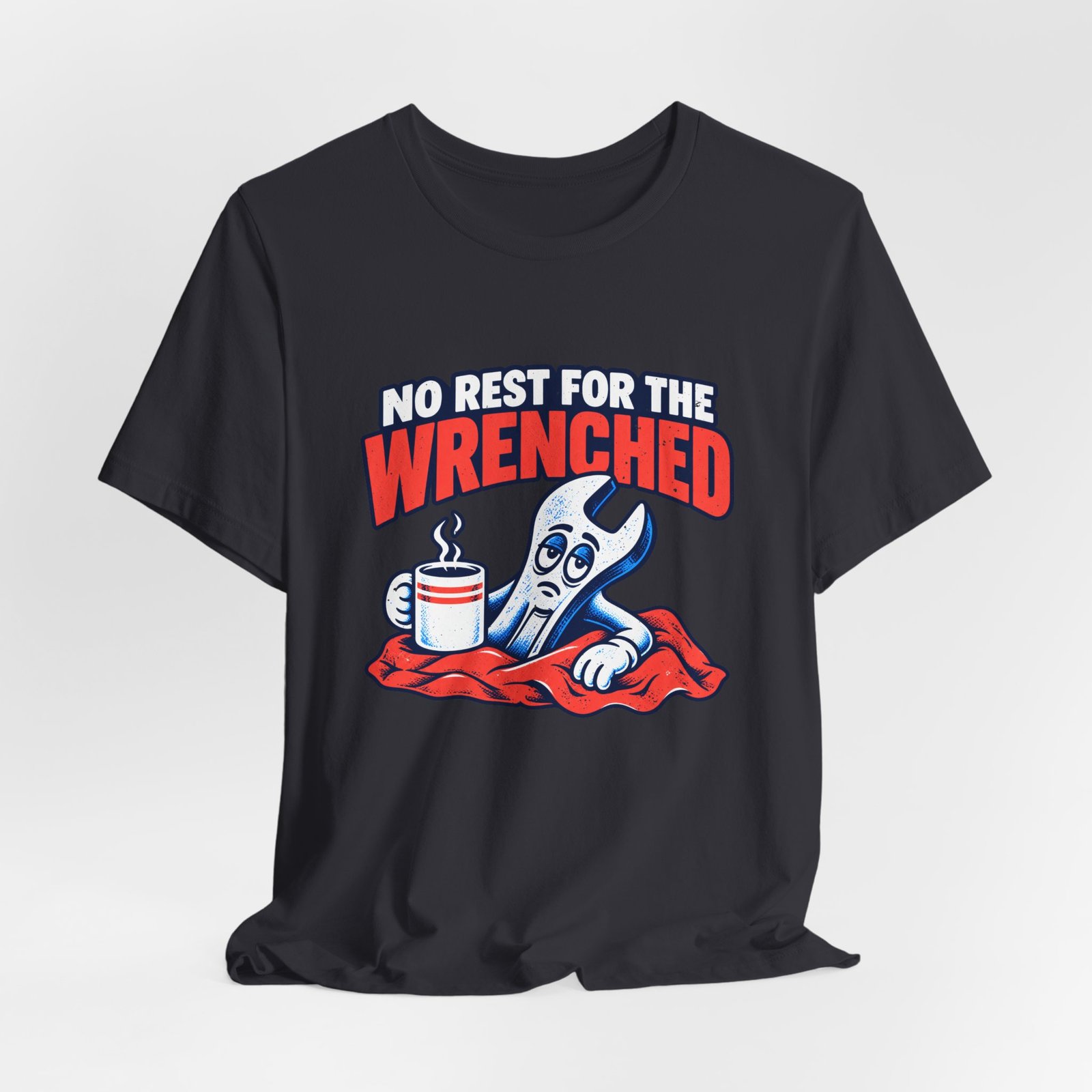 Wrenched Coffee Humor Graphic Tee - Image 12