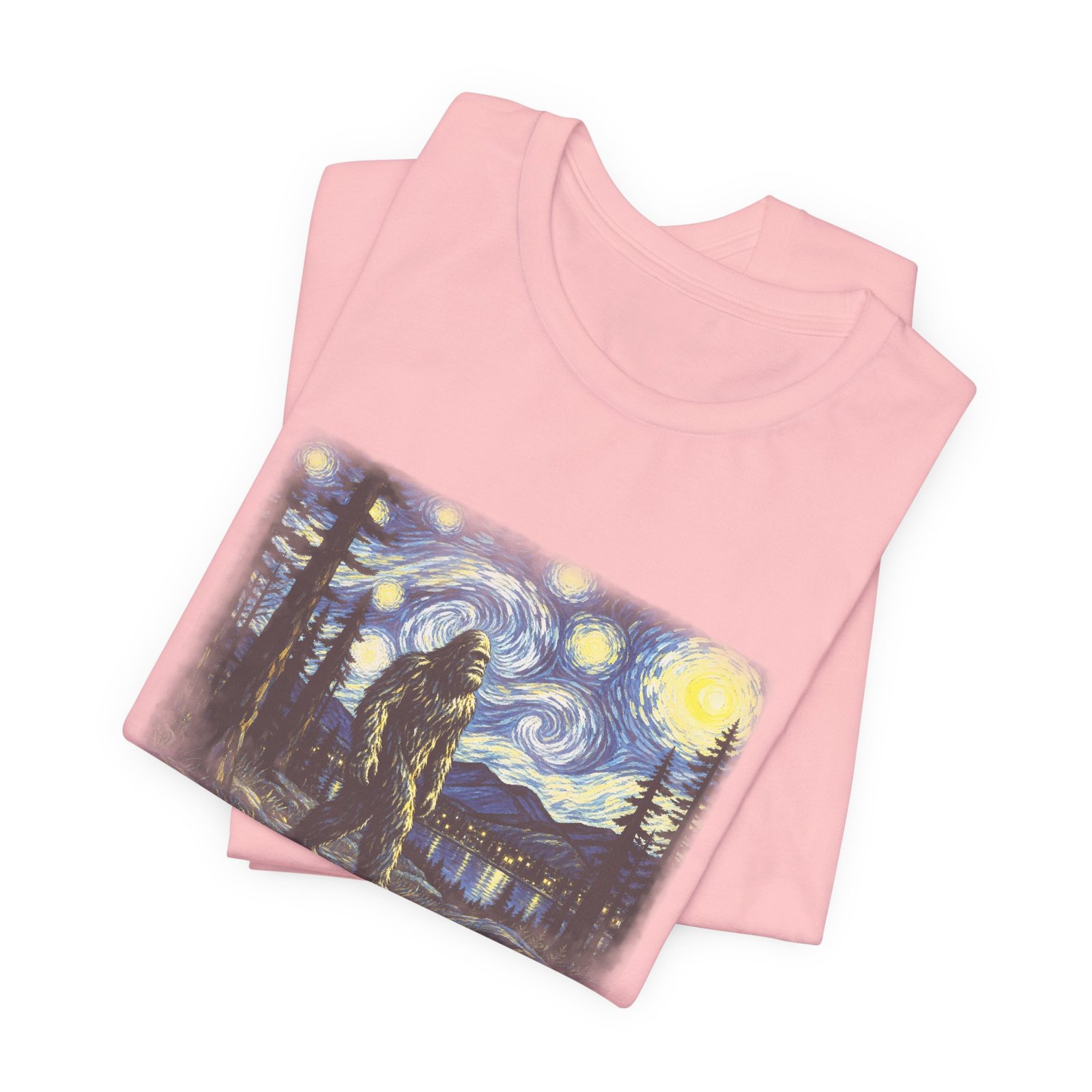 Bigfoot Moonlit Wilderness Graphic Tee - Image 43