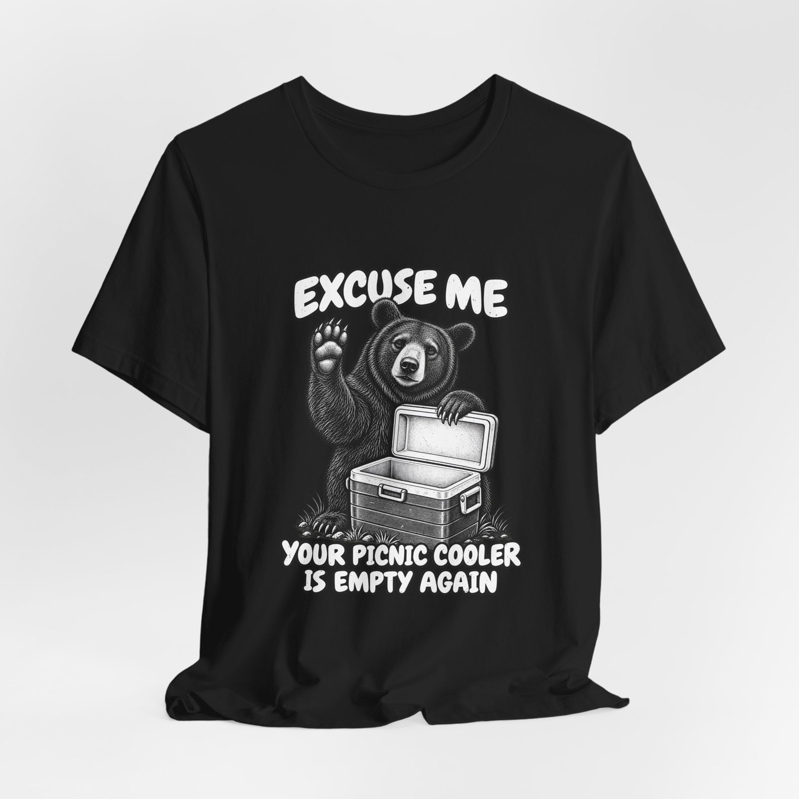 Excuse Me Your Picnic Cooler Is Empty Again Bear Humor - Image 8