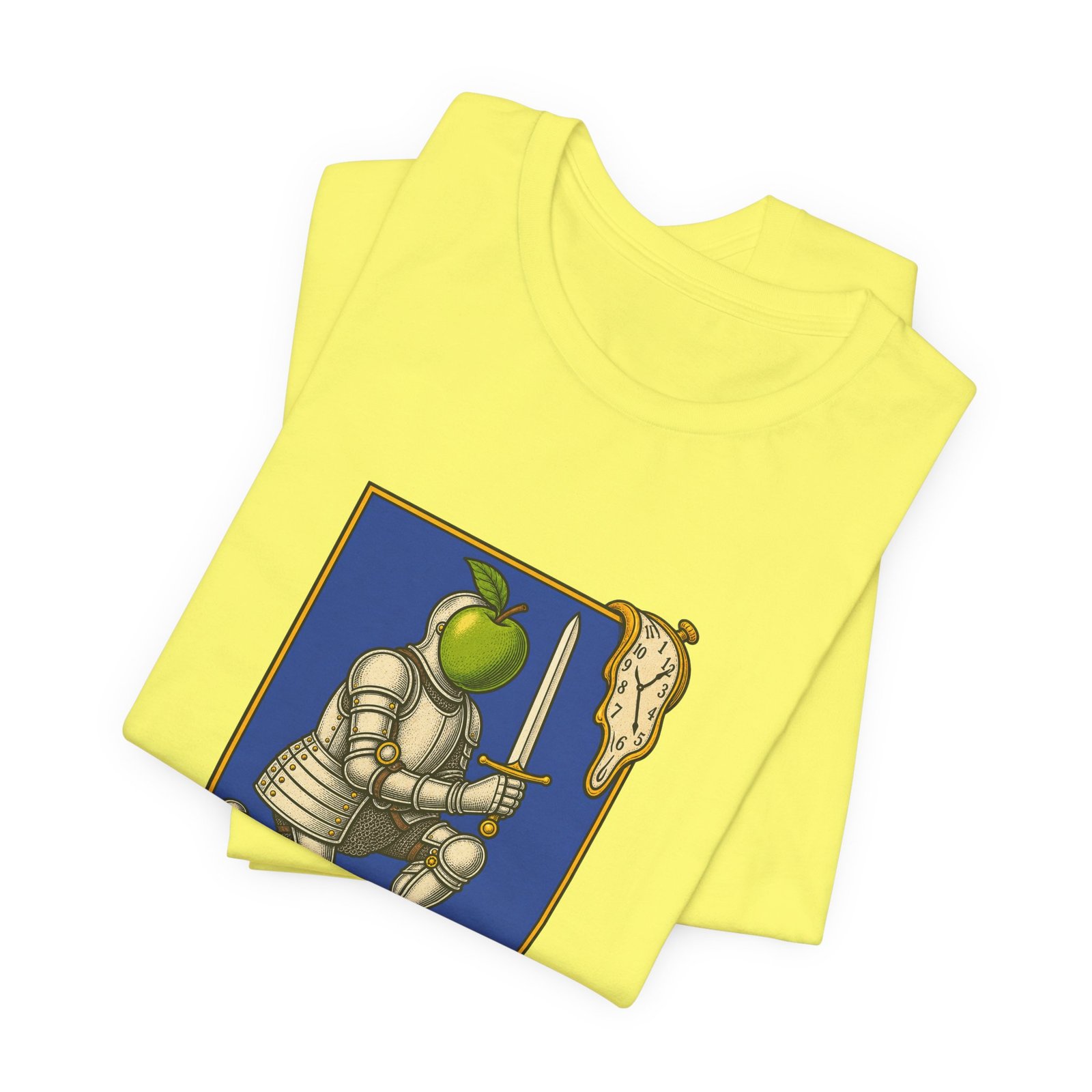 Sir Realism Knight With Melting Clocks Graphic Tee - Image 19