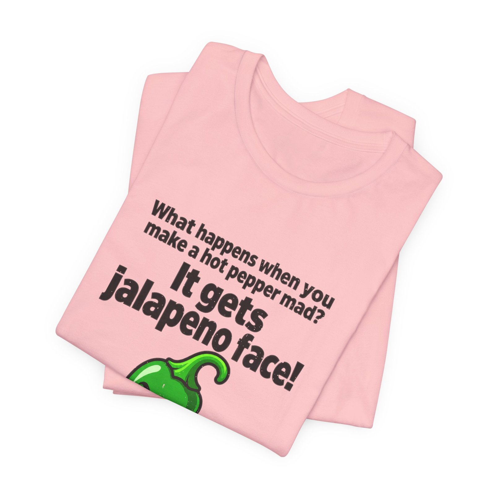 Jalapeno Face Pepper Pun Graphic Tee - Image 15