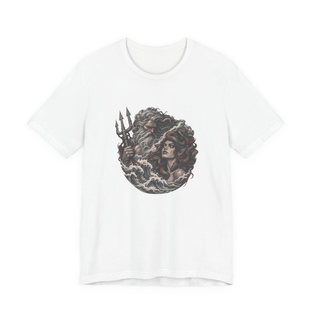 Sea God And Medusa Greek Mythology Graphic Tee