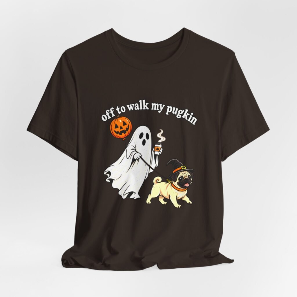 Off to Walk My Pugkin Halloween Pug Pun