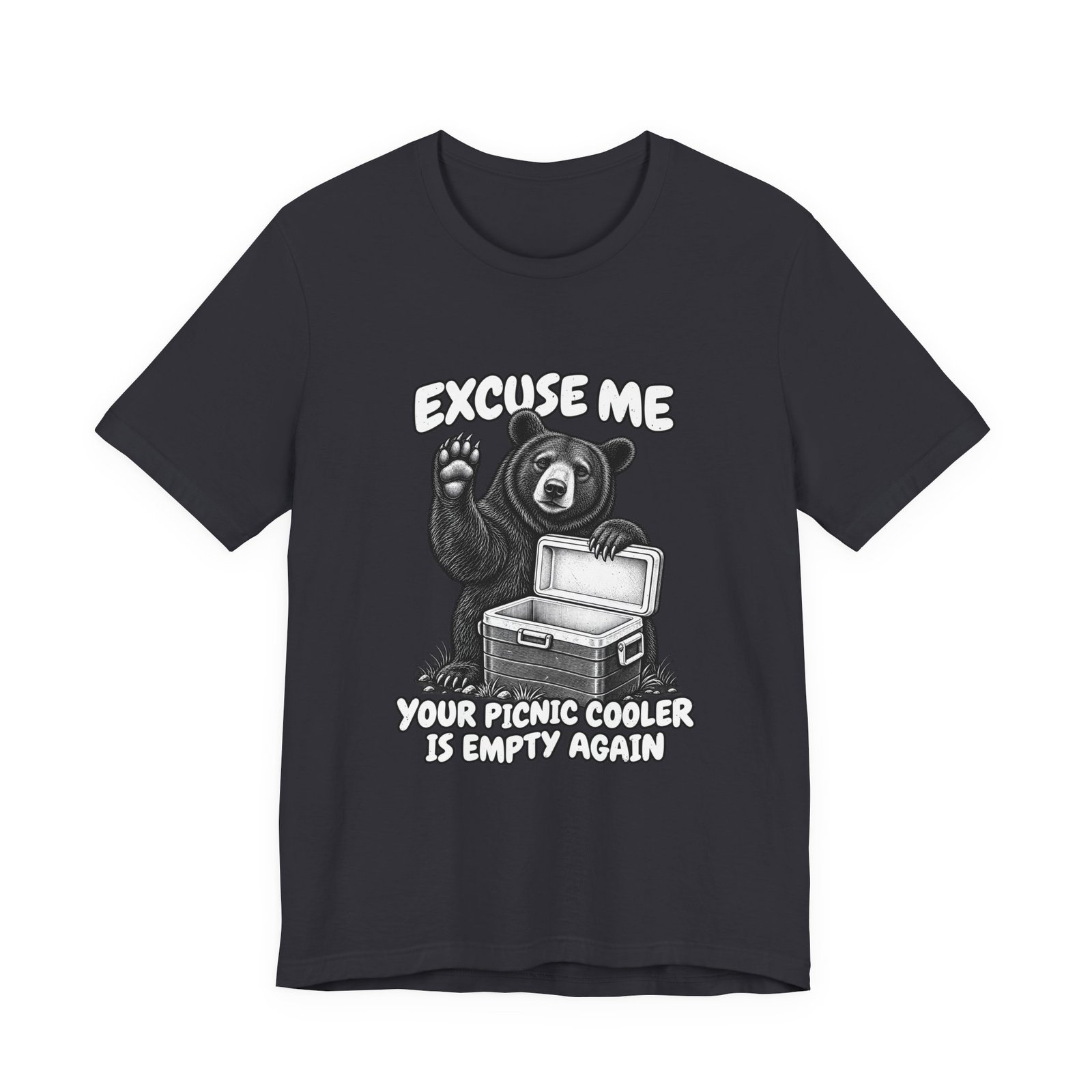 Excuse Me Your Picnic Cooler Is Empty Again Bear Humor - Image 9