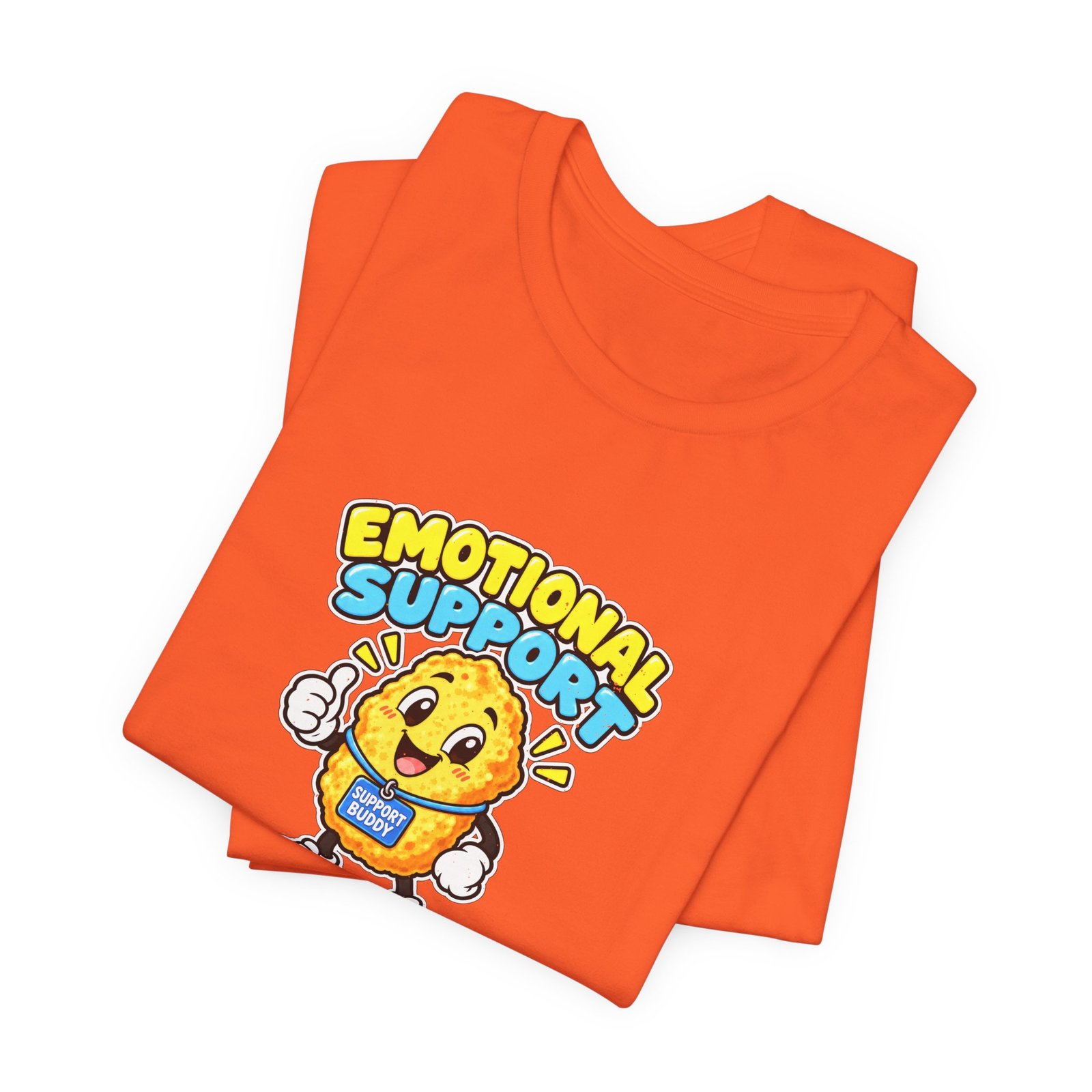 Emotional Support Chicken Nugget Graphic Tee - Image 7