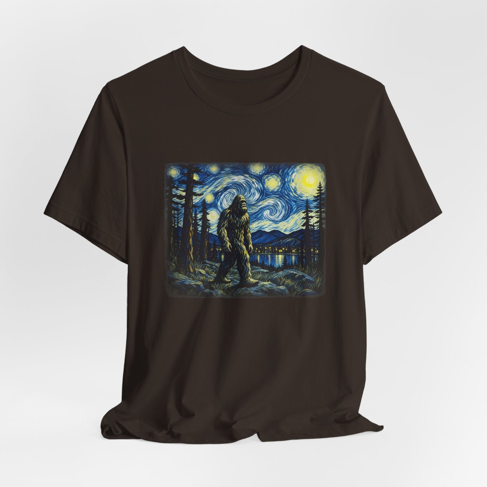 Bigfoot Moonlit Wilderness Graphic Tee - Image 12