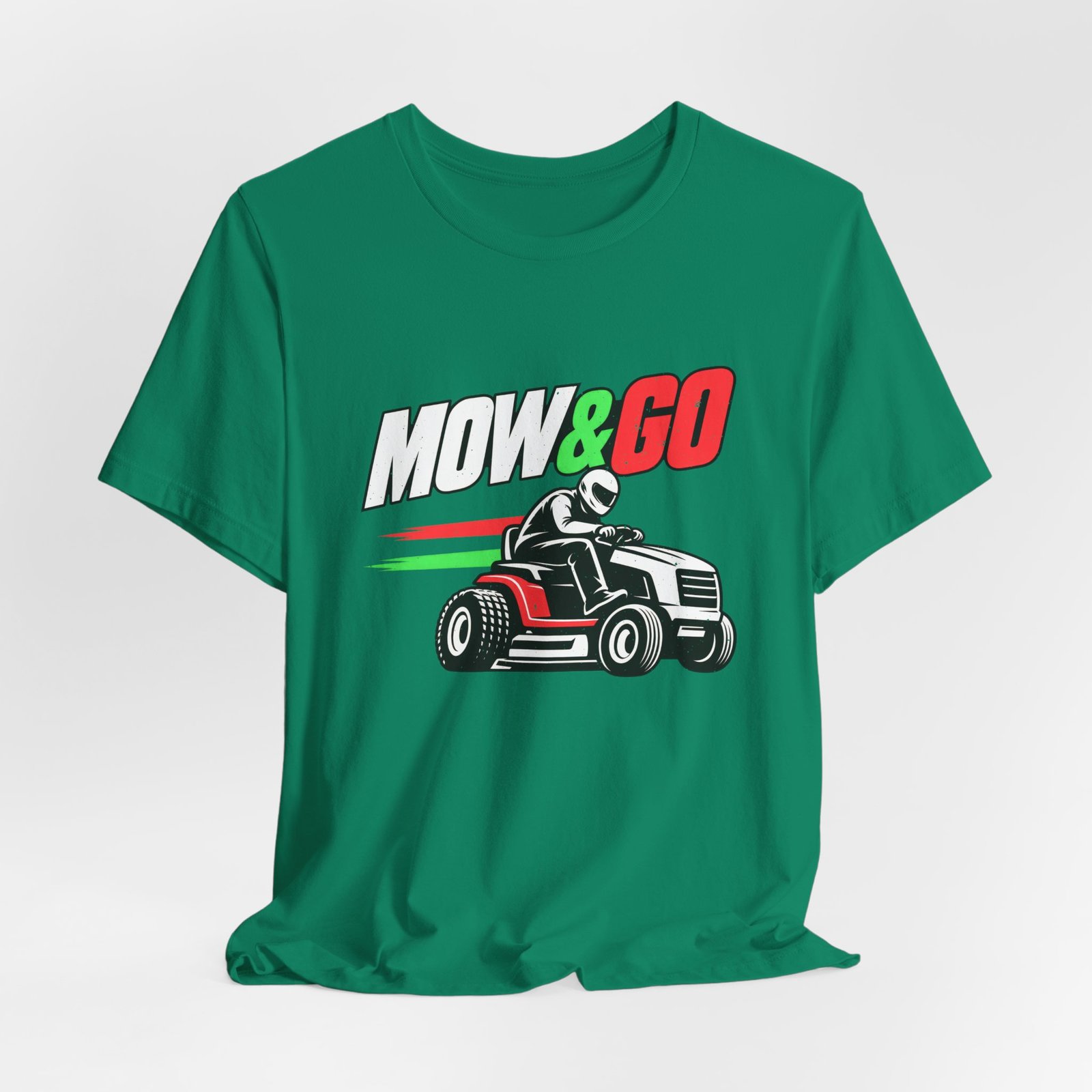 MOW & GO Lawn Mower Racing Dad Jokes Graphic Tee - Image 28