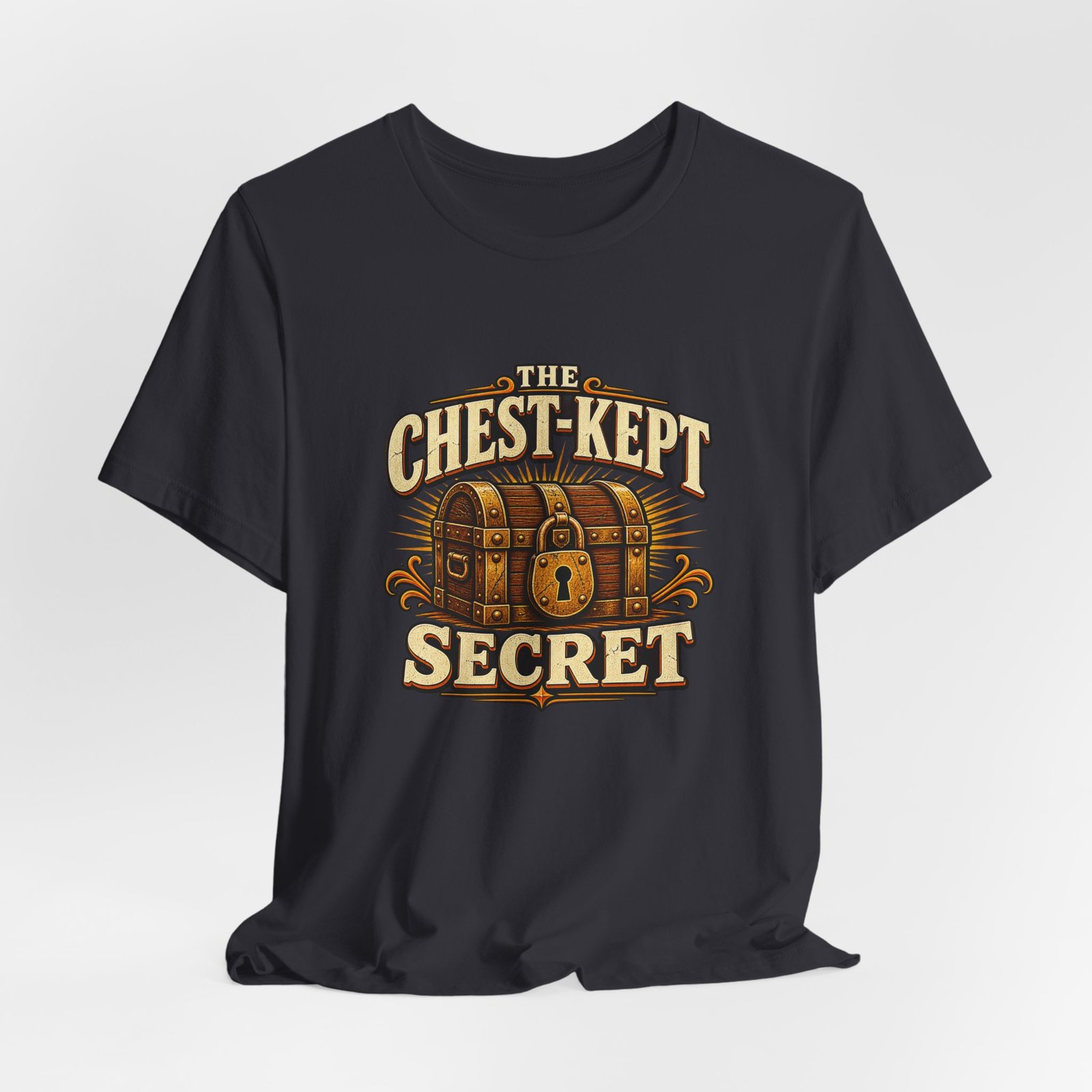 The Chest-Kept Secret Funny Treasure Pun Graphic Tee - Image 24