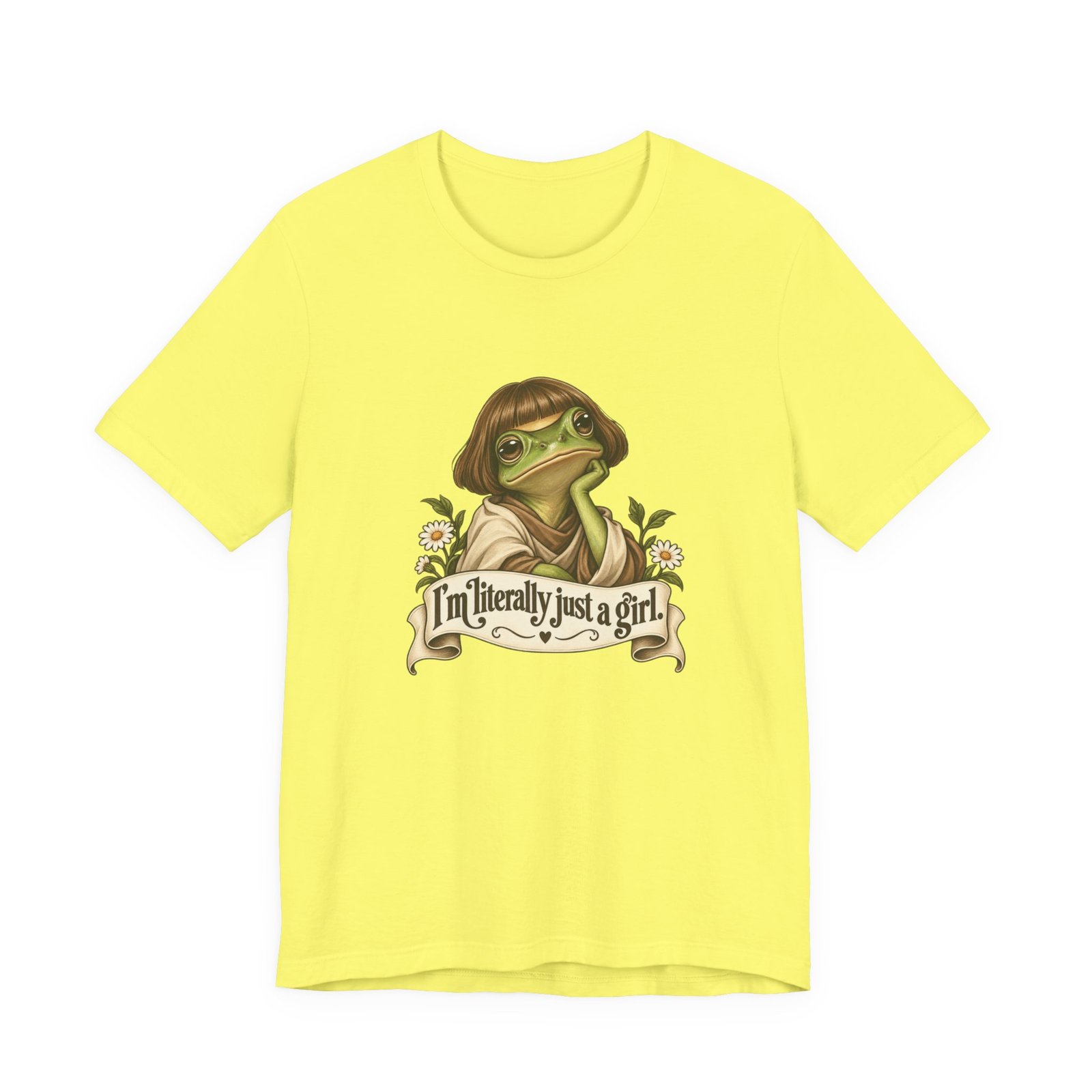I’m Literally Just A Girl Frog Graphic Tee - Image 17