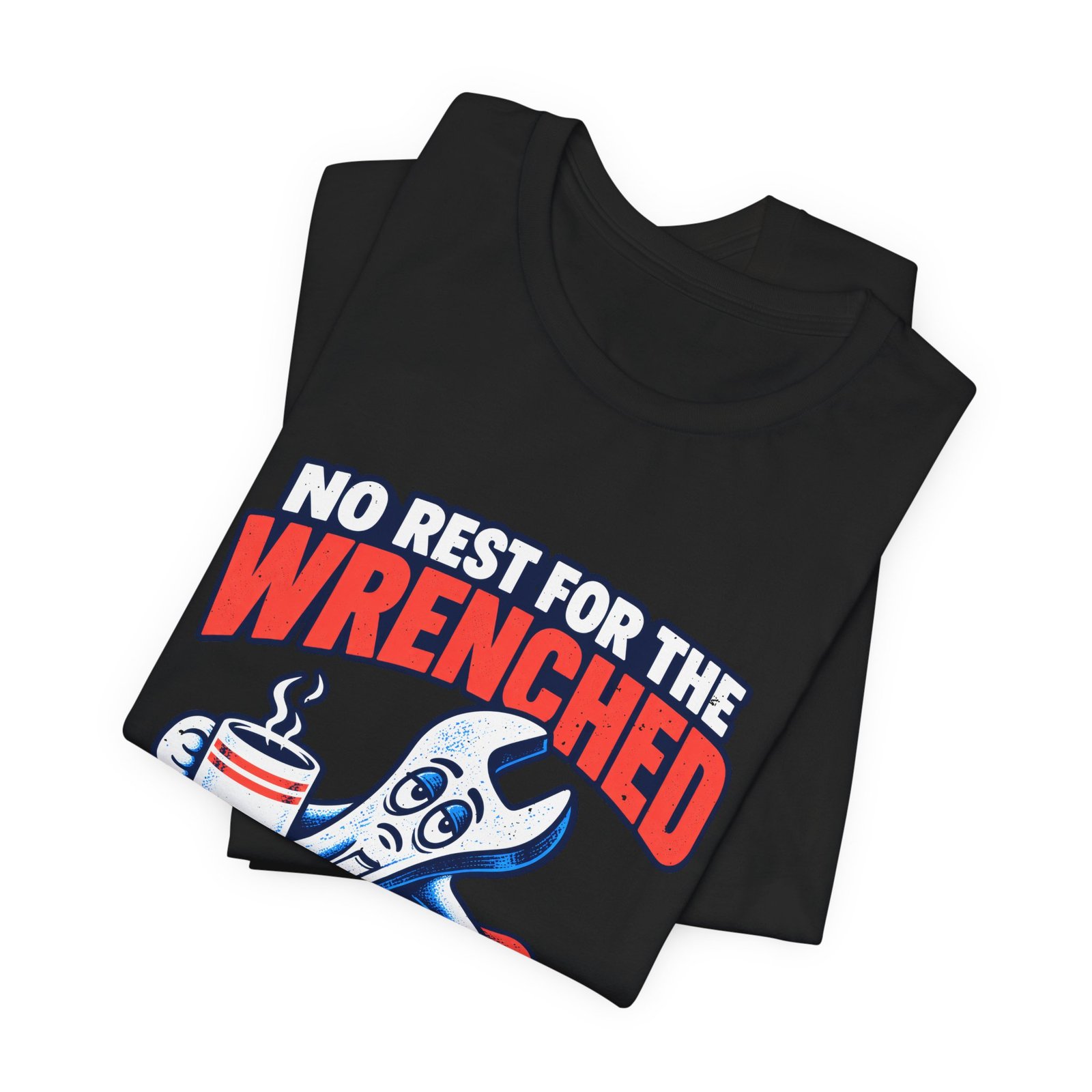 Wrenched Coffee Humor Graphic Tee - Image 7