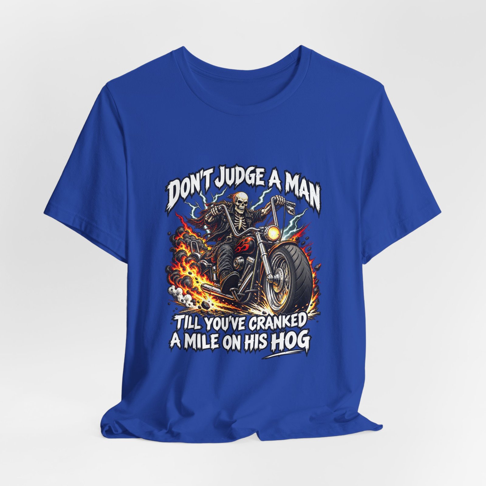 Don't Judge A Man Till You've Cranked A Mile Graphic Tee - Image 20