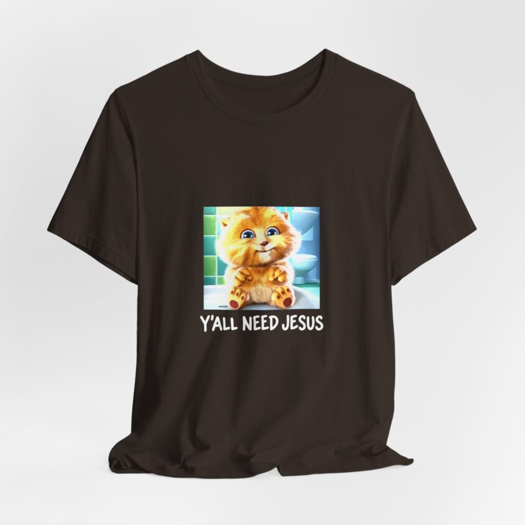 Y’All Need Jesus Meme Reaction Christian Humor Graphic Tee