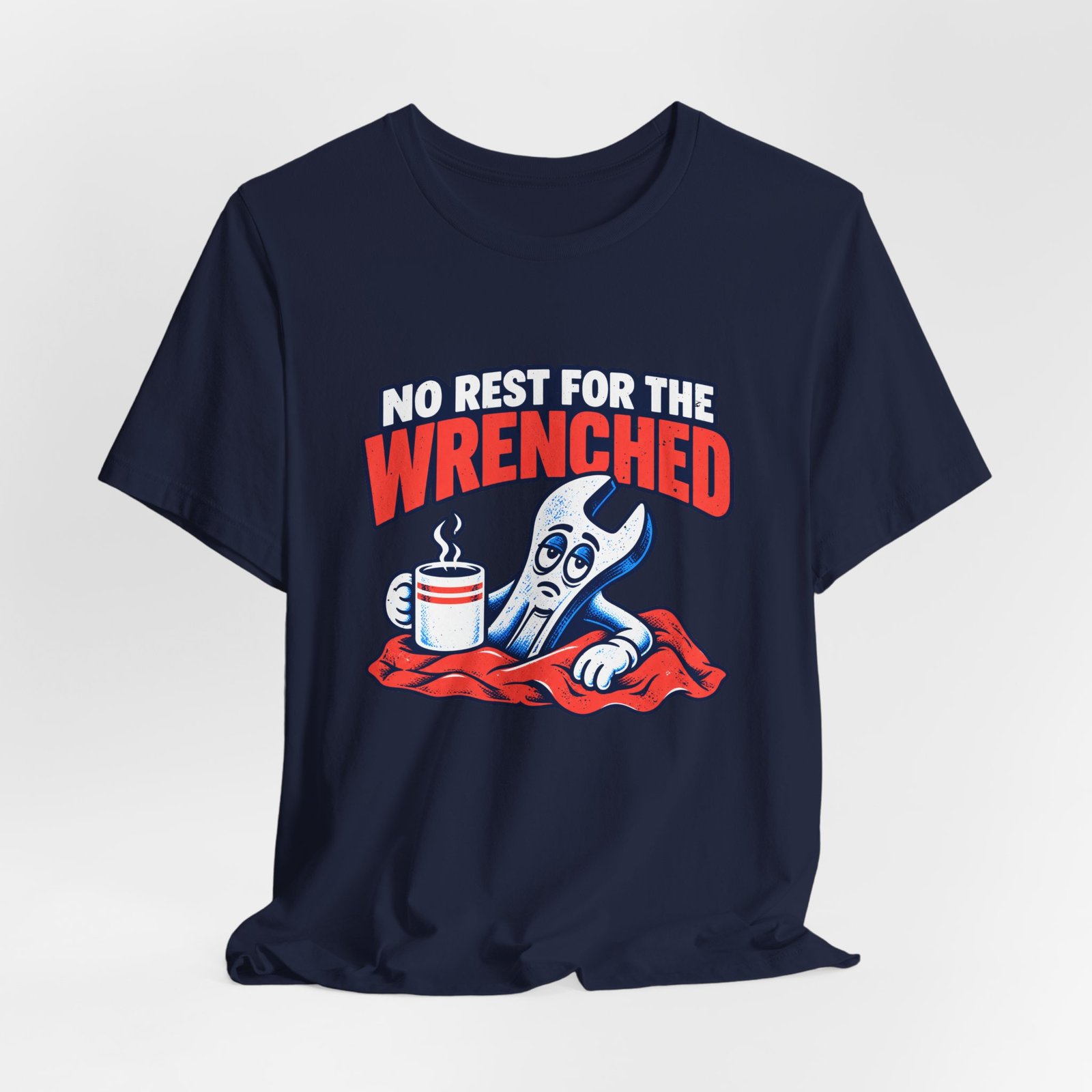 Wrenched Coffee Humor Graphic Tee - Image 24