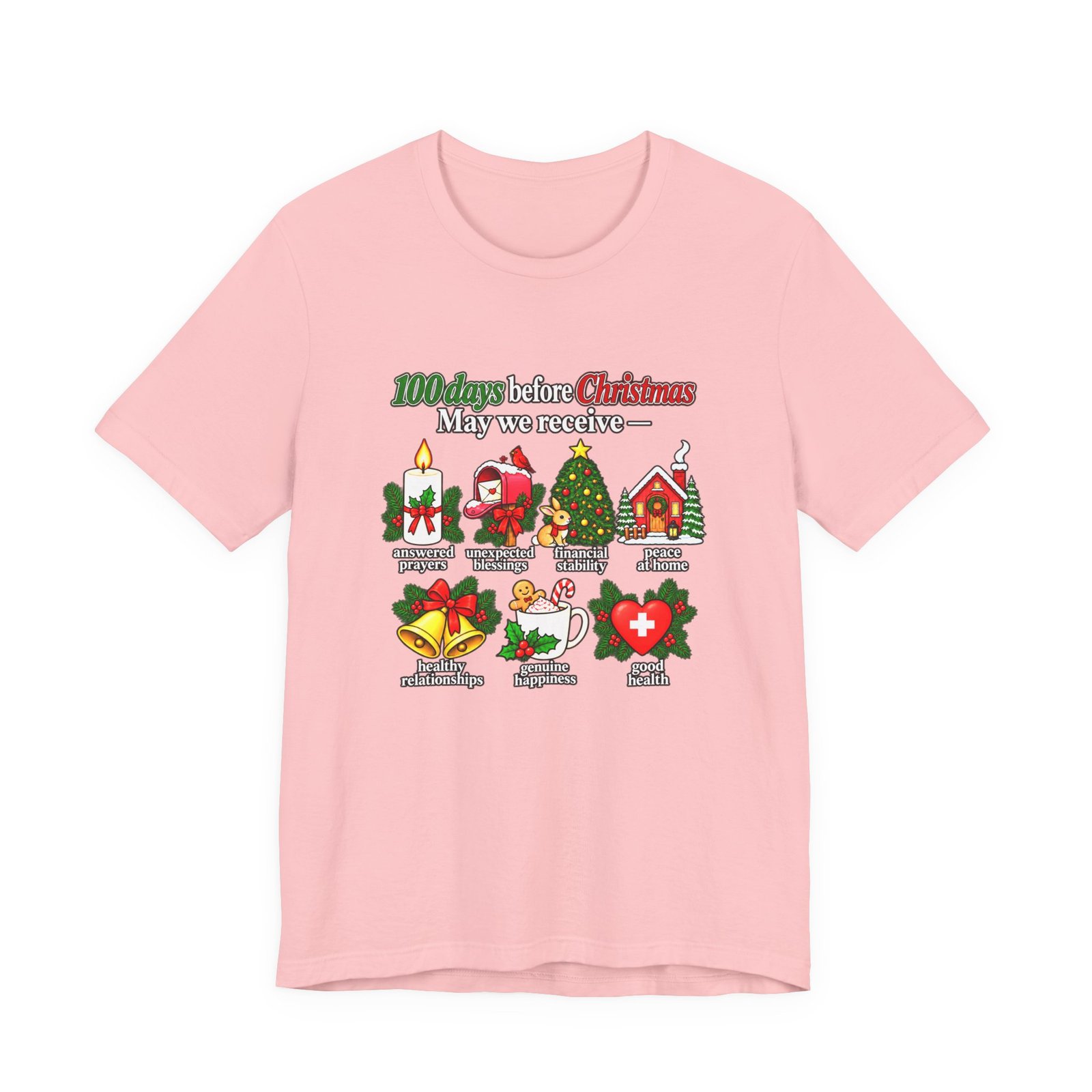 100 Days Before Christmas Answered Prayers Graphic Tee - Image 41