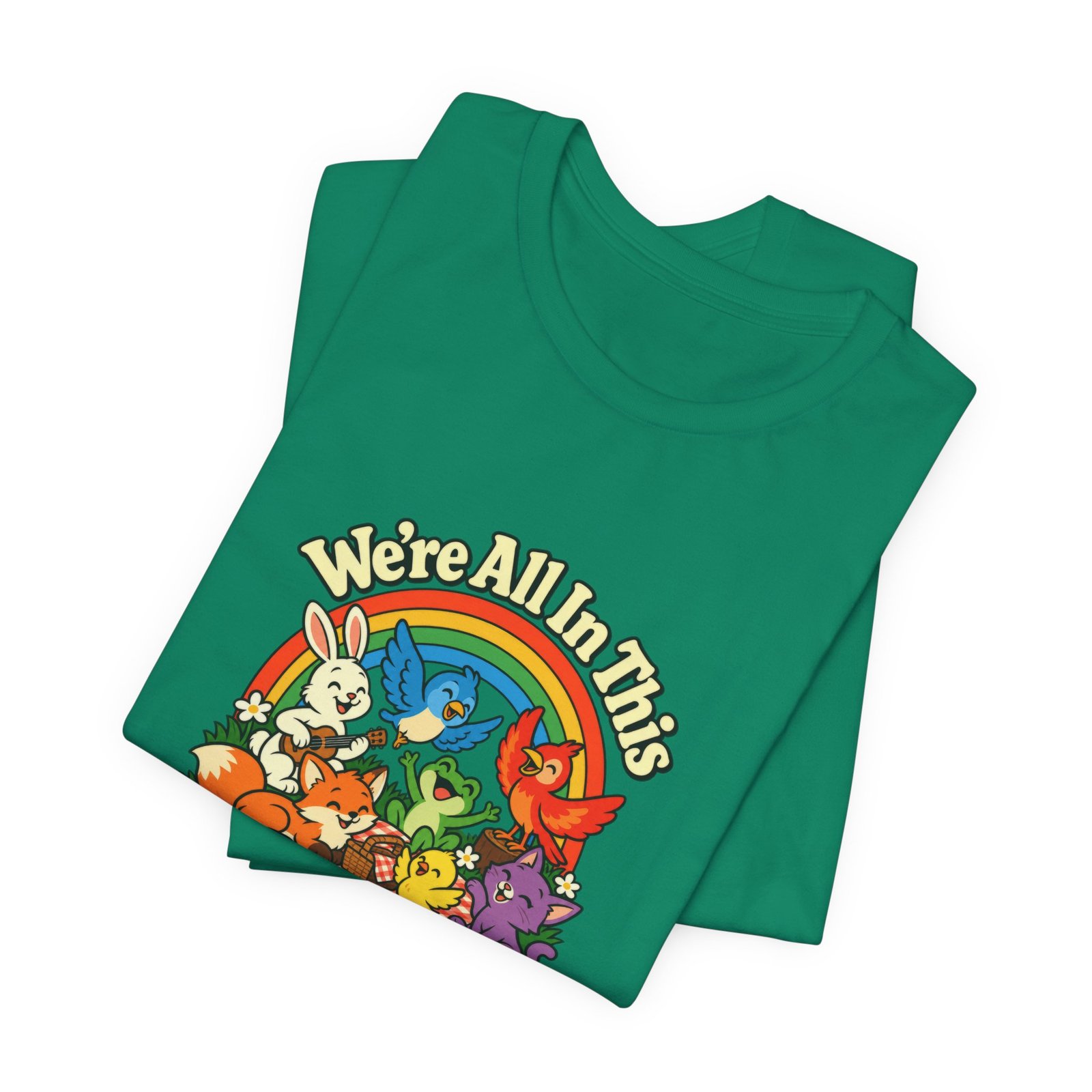 In This Together Like Hostages Animal Humor Graphic Tee - Image 27