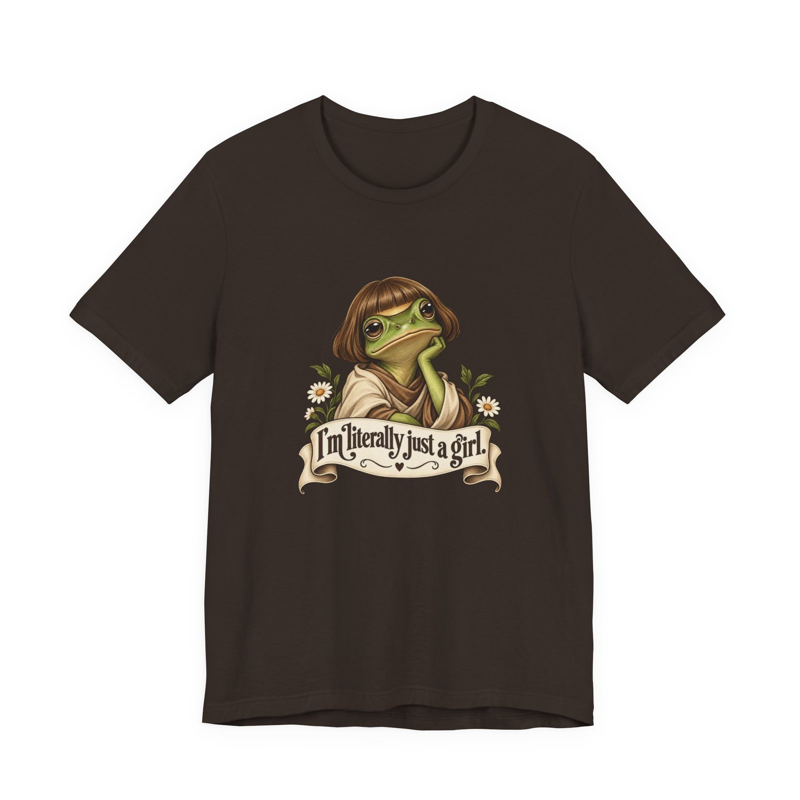 I’m Literally Just A Girl Frog Graphic Tee - Image 9