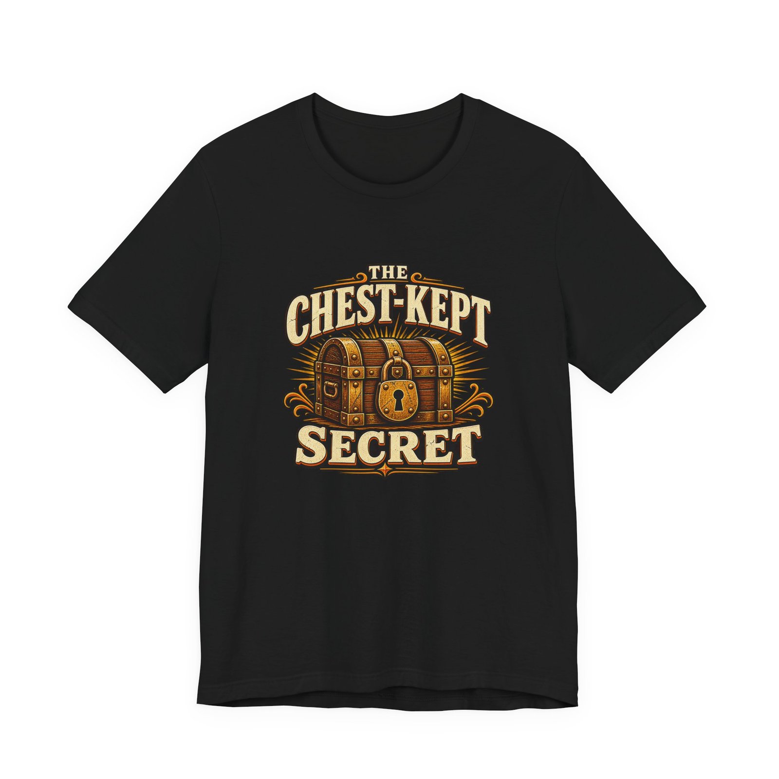 The Chest-Kept Secret Funny Treasure Pun Graphic Tee - Image 13