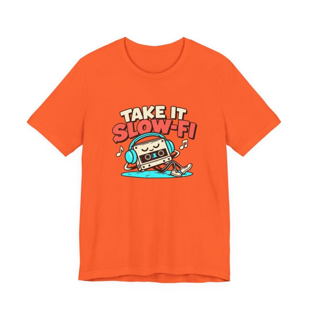 Take It Slow-Fi Cassette Character Lo-Fi Music
