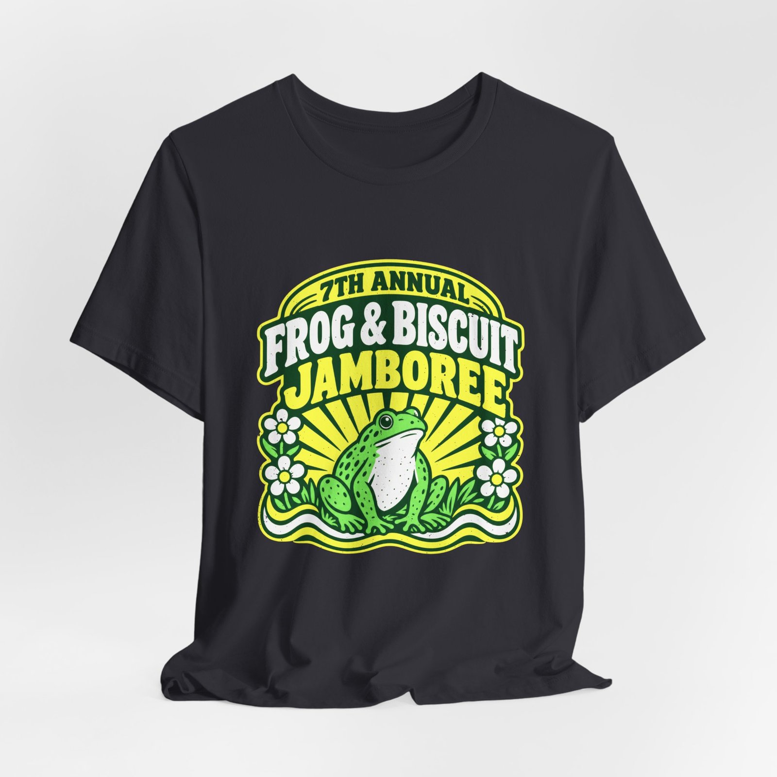 7th Annual Frog & Biscuit Jamboree Graphic Tee - Image 24