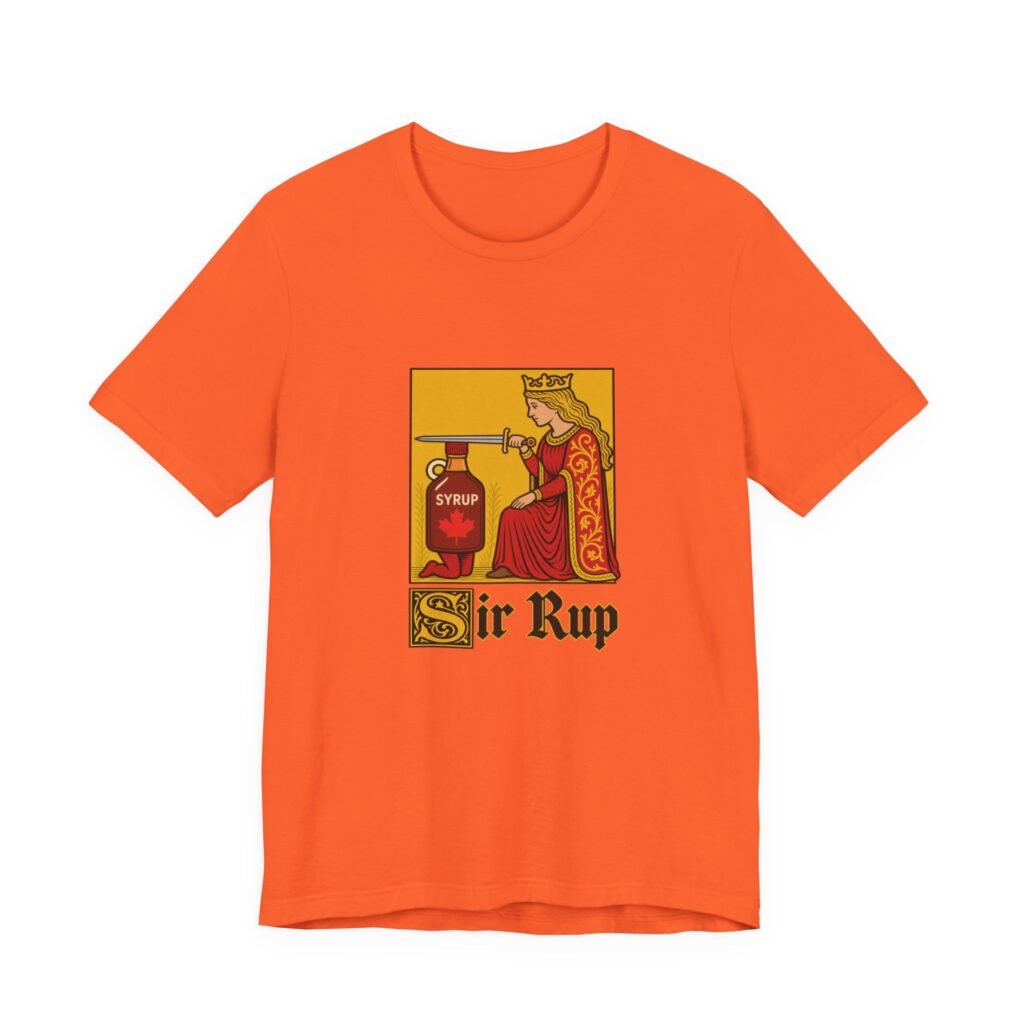 Sir Rup Medieval Maple Syrup Knighting Pun