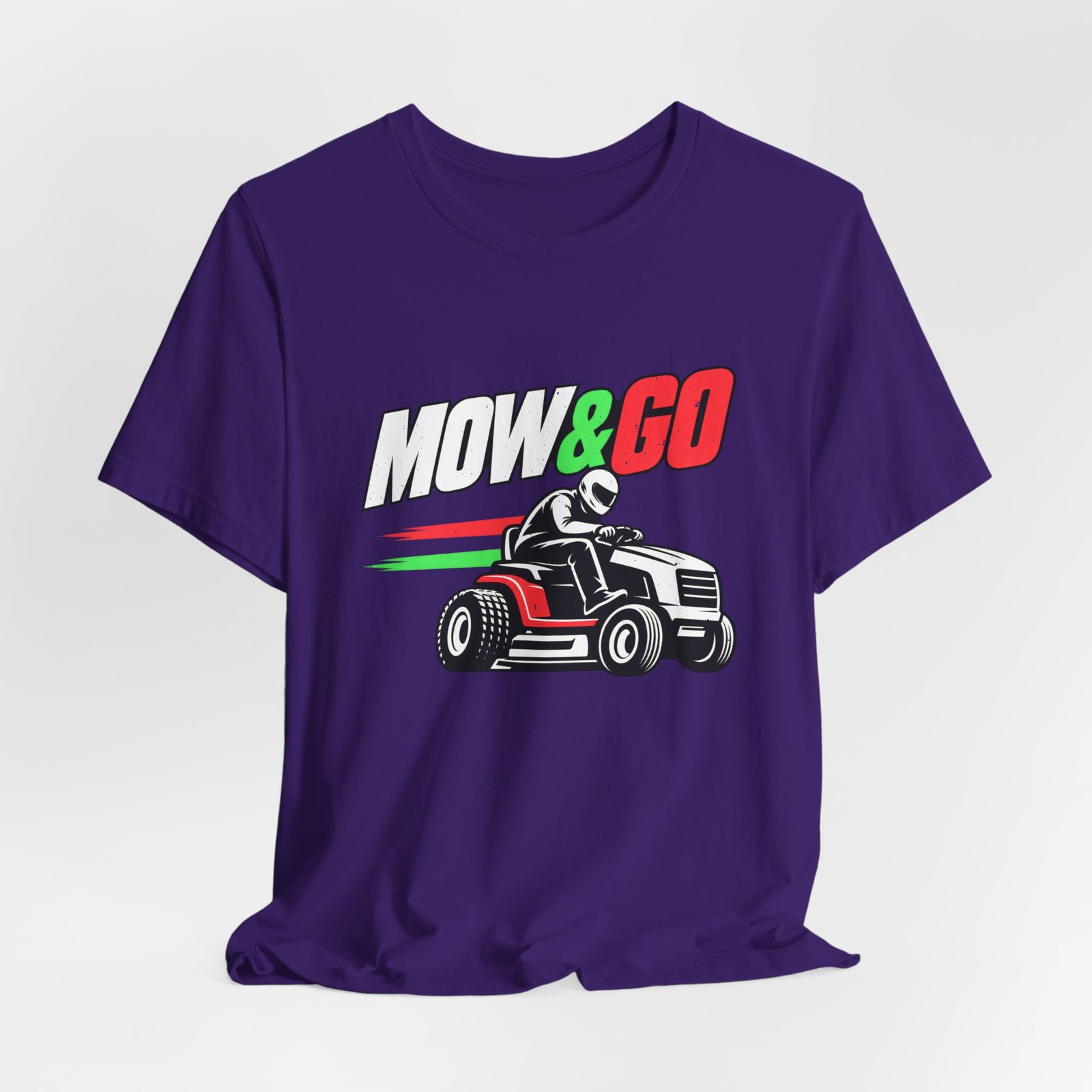 MOW & GO Lawn Mower Racing Dad Jokes Graphic Tee - Image 40