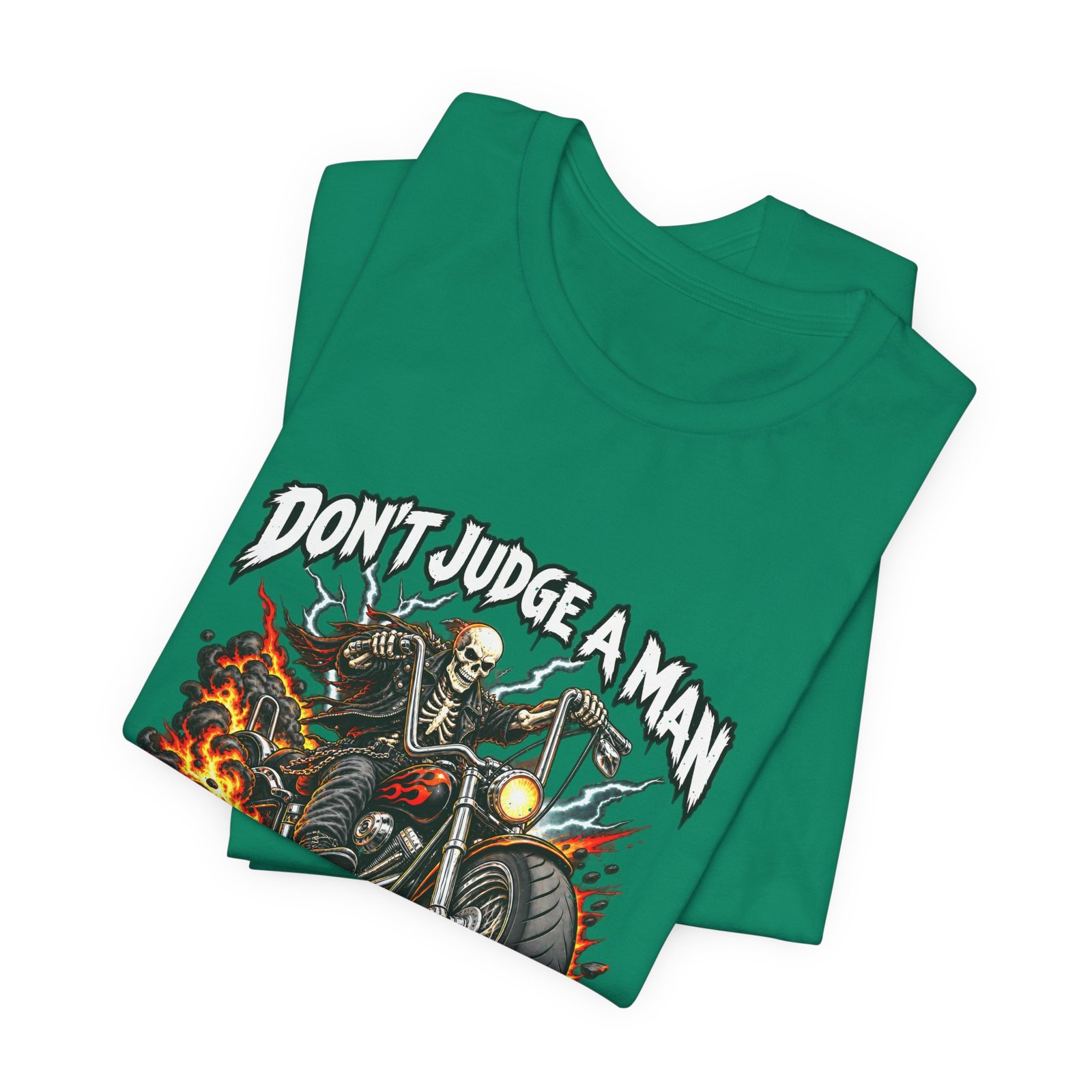 Don't Judge A Man Till You've Cranked A Mile Graphic Tee - Image 15