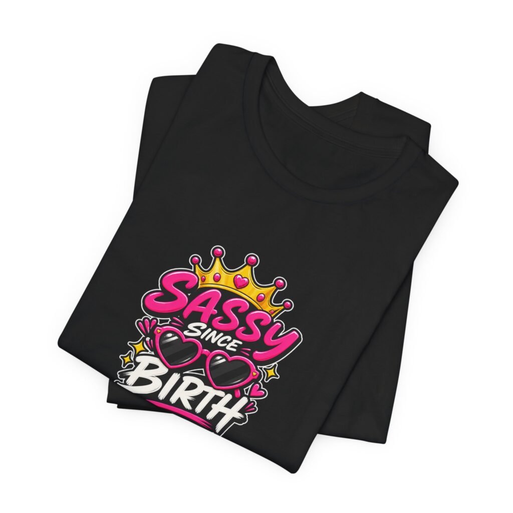 Sassy Since Birth Crown and Heart Sunglasses