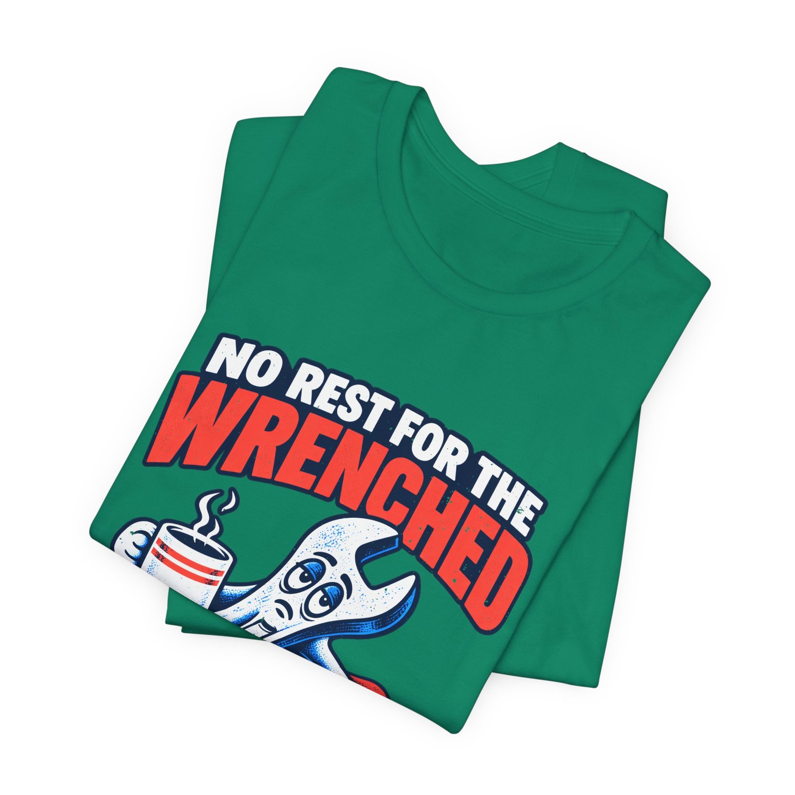 Wrenched Coffee Humor Graphic Tee - Image 15