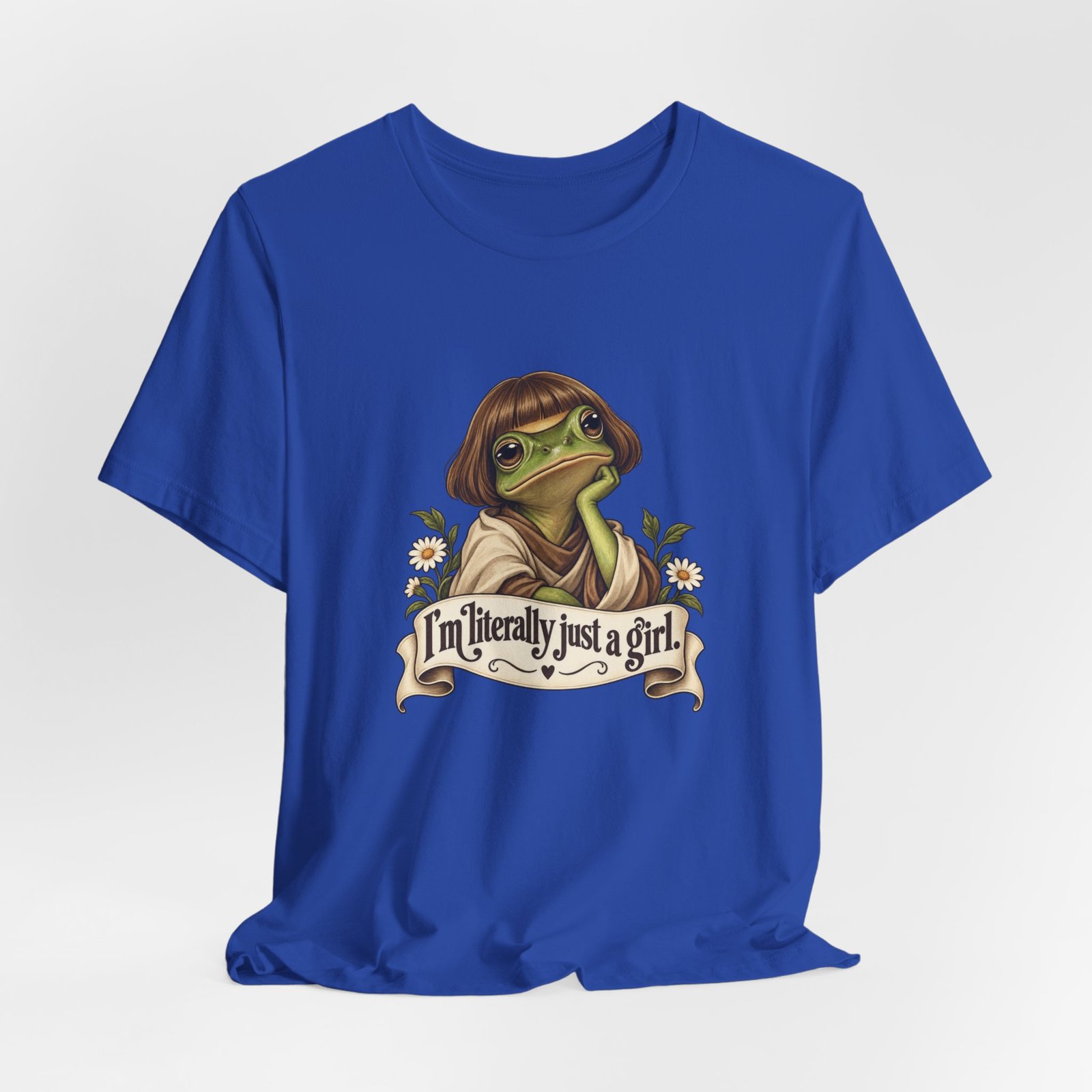 I’m Literally Just A Girl Frog Graphic Tee - Image 32