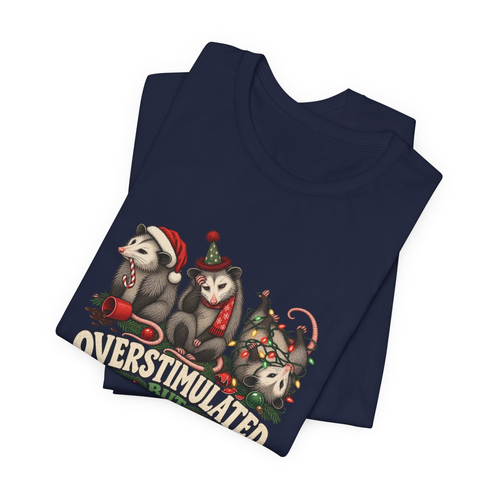 Overstimulated But Festive Christmas Opossums - Image 35