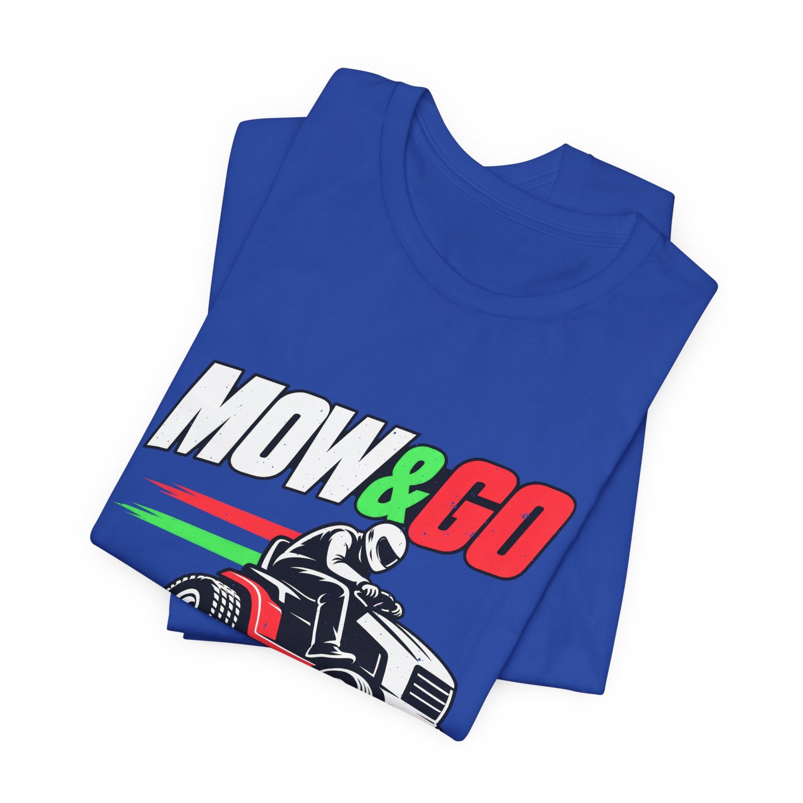 MOW & GO Lawn Mower Racing Dad Jokes Graphic Tee - Image 31